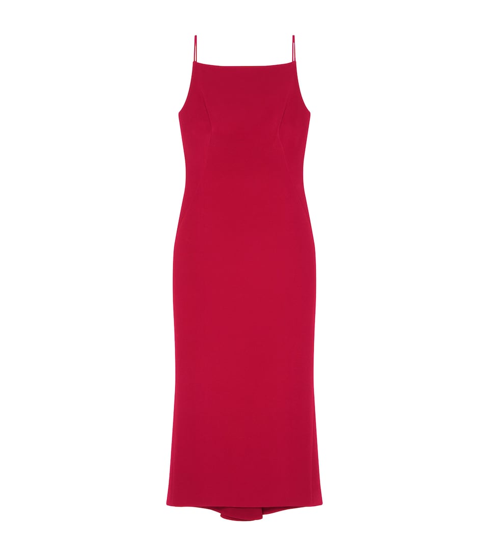 Givenchy Womens Sliced Kick-Back Midi Dress