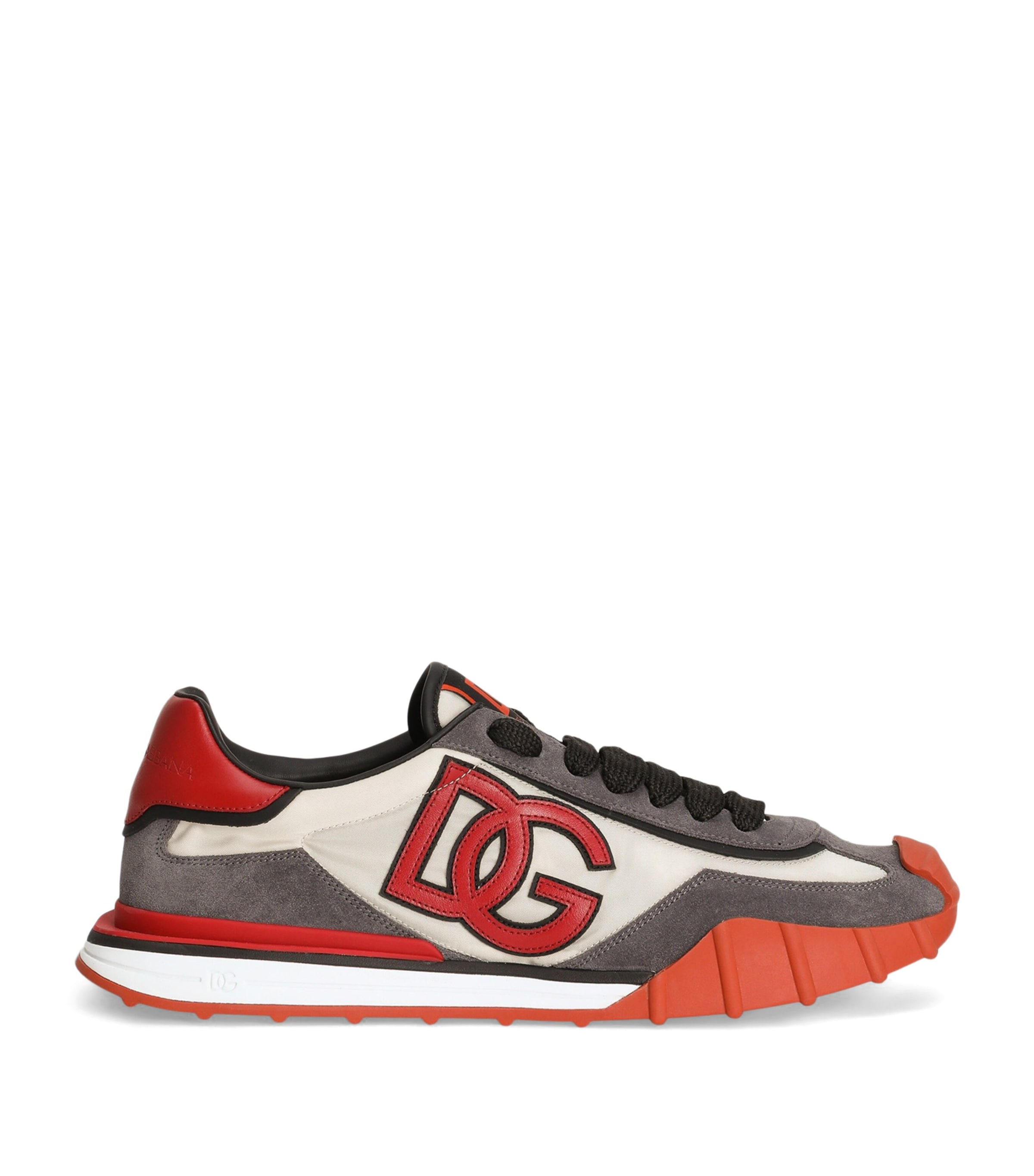 Dolce&Gabbana Athletic Low-Top Sneakers Avorio/rosso