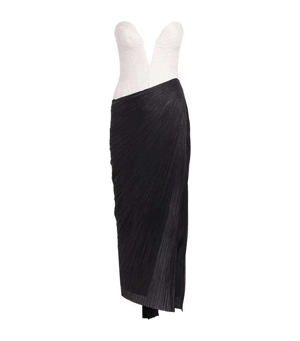 Pleated Dita Maxi Dress