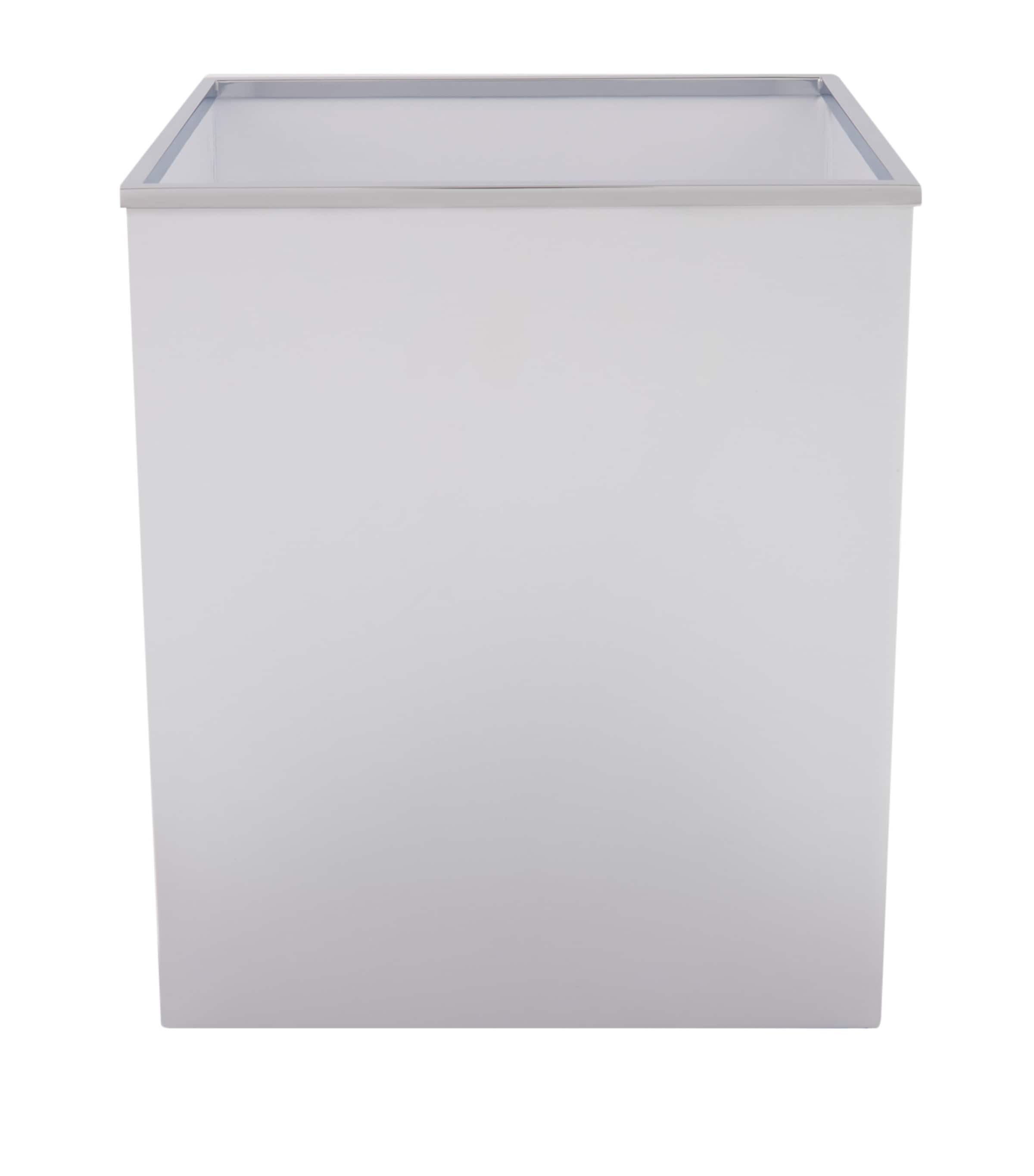 Square Chrome Bin