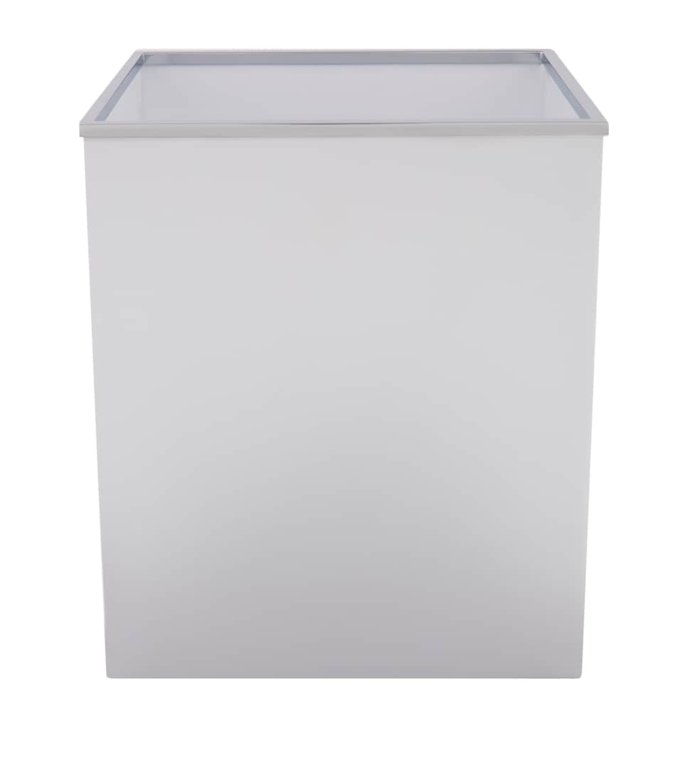 Square Chrome Bin