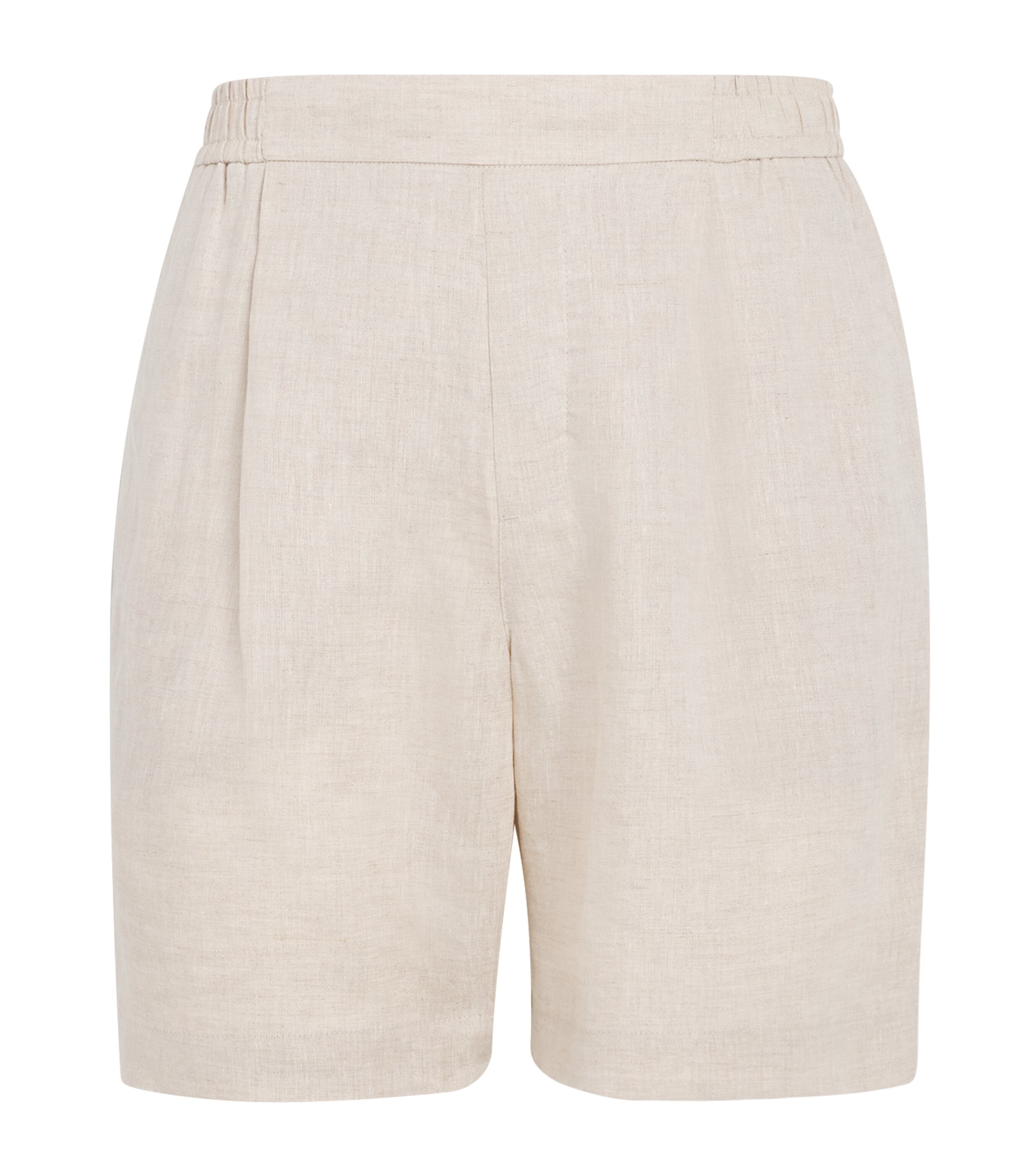 CHÉ Mens Linen Relaxed Shorts Oat