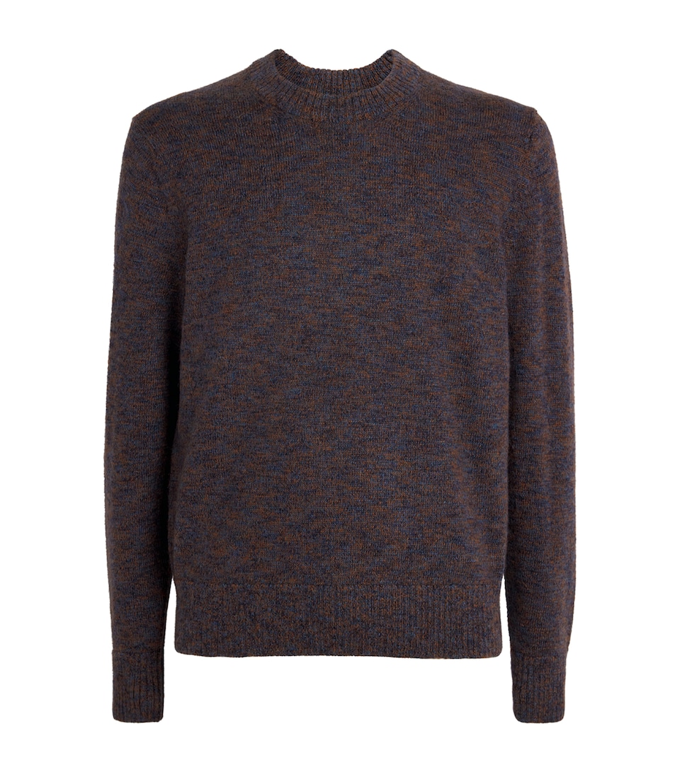 Alpaca-Merino Wool Marled Sweater