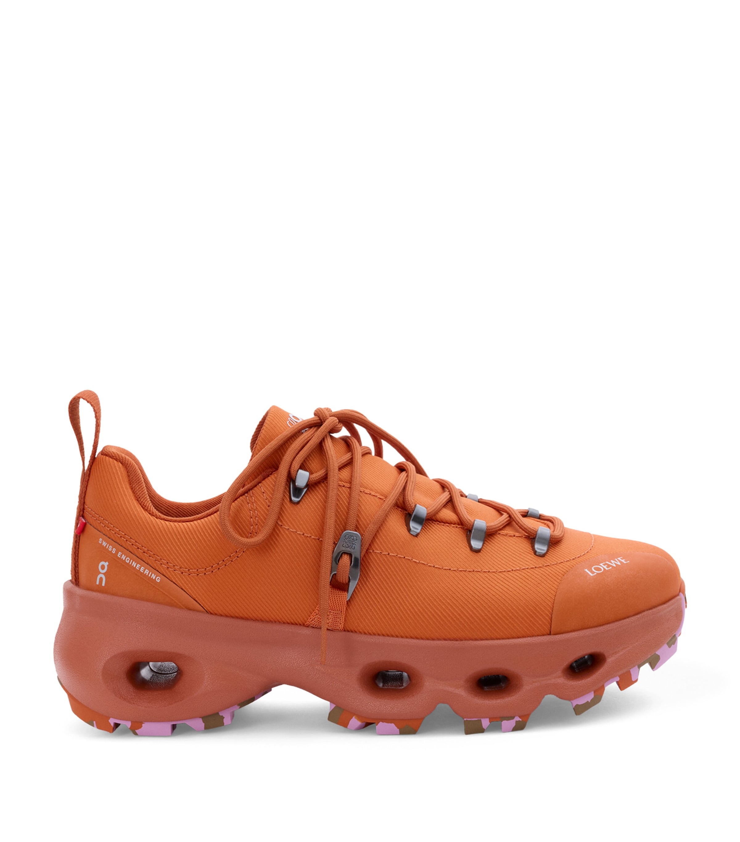 LOEWE x On Cloudsolo Hiker Sneakers Red Fox