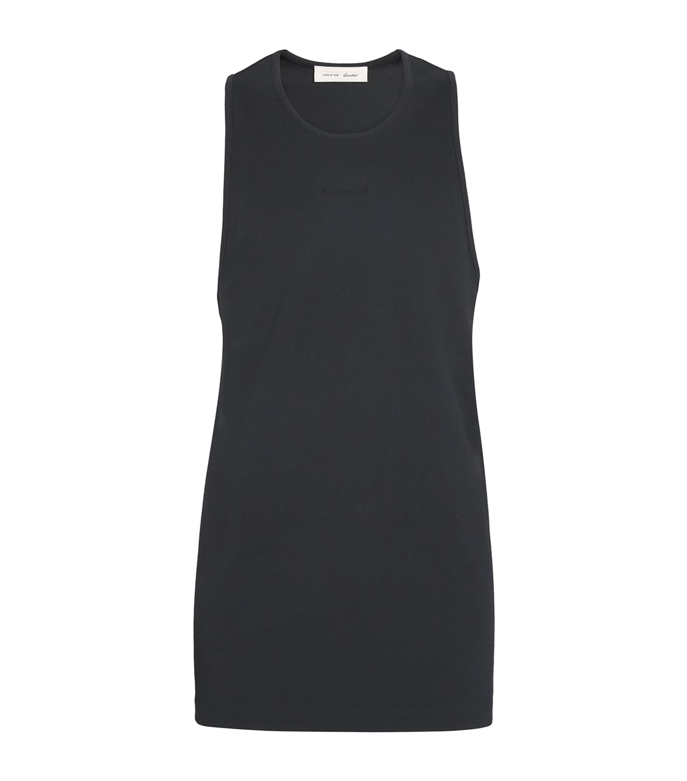 Stretch-Cotton Logo Tank Top