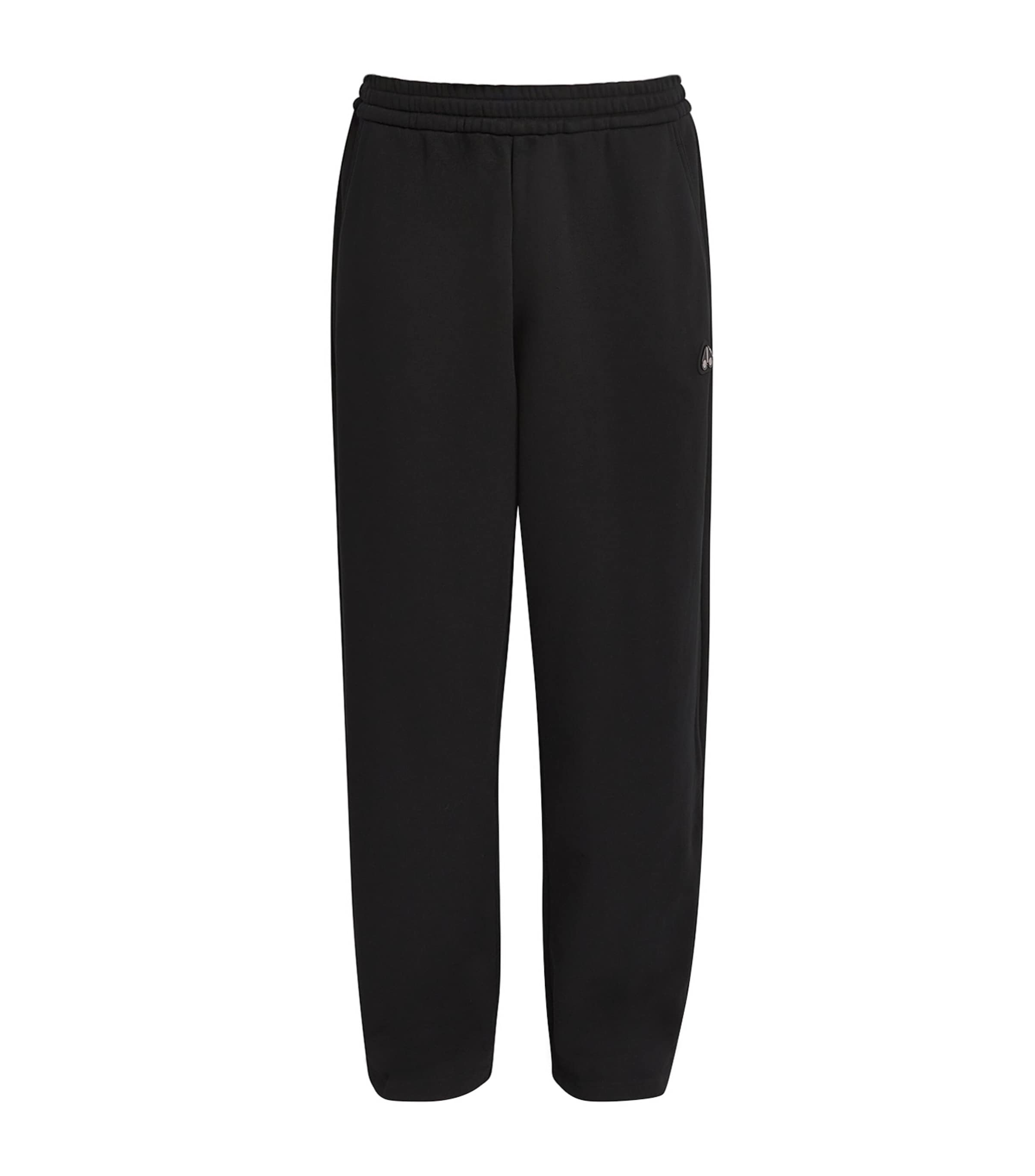 Moose Knuckles Mens Logo Yul Sweatpants Black
