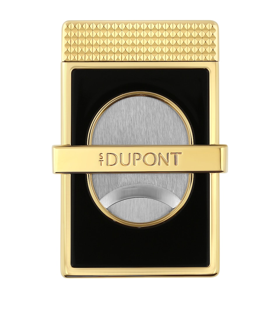 S.T. Dupont x Cohiba 60 Slim Perfect Cut Cigar Cutter Black & Gold