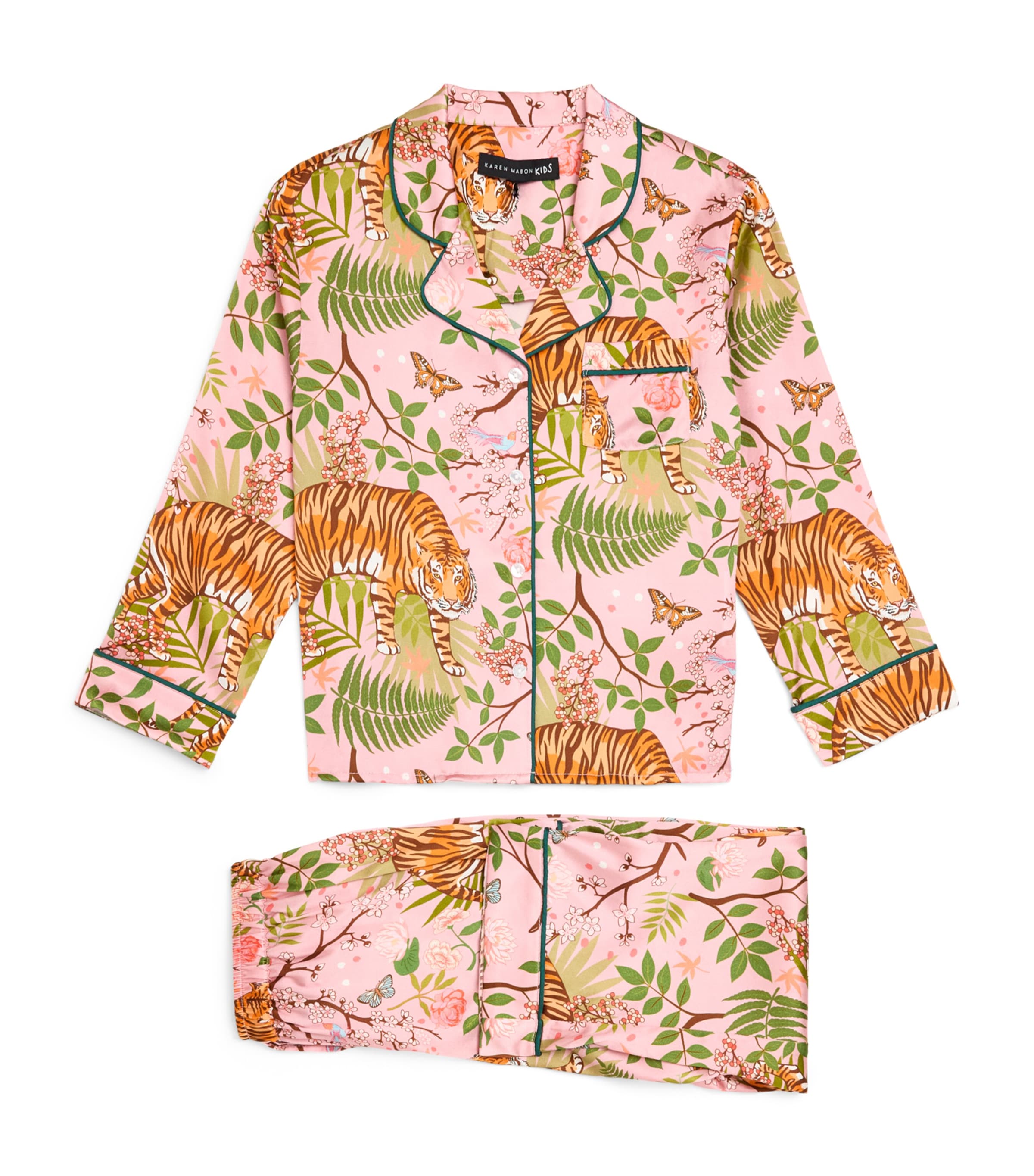KAREN MABON KIDS Tiger Blossom Pyjama Set Pink