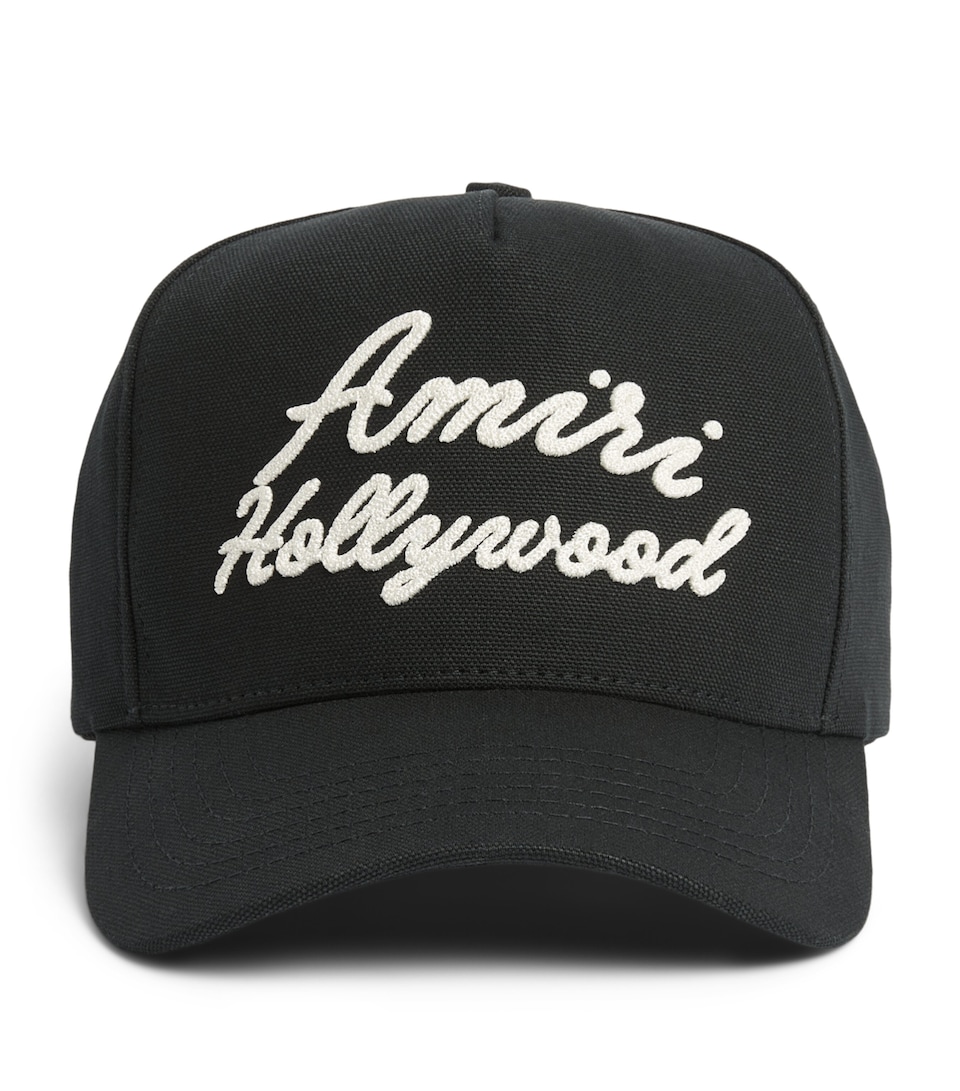 AMIRI Canvas Hollywood Baseball Cap Black