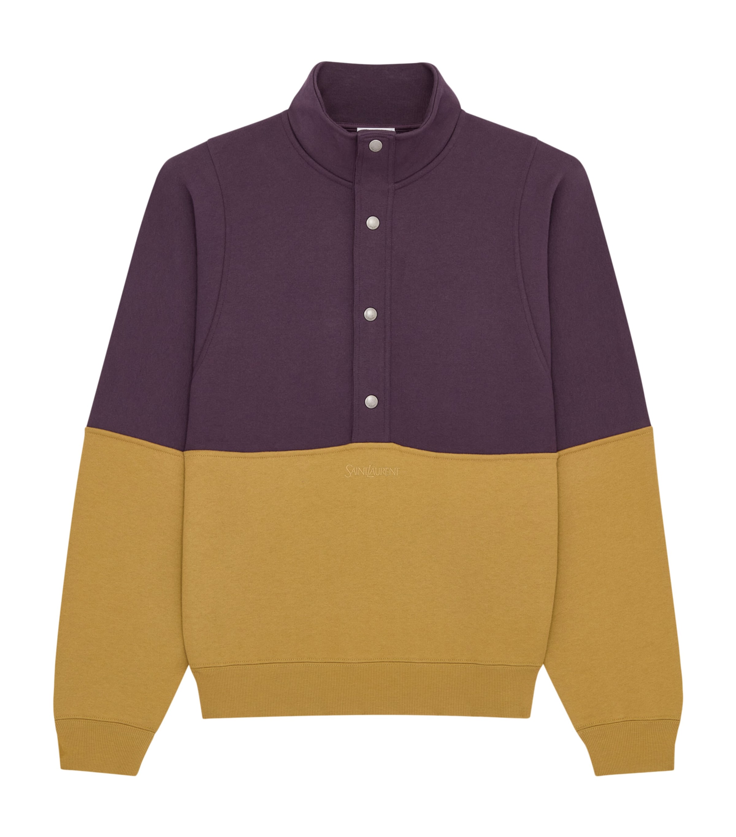 Cotton Two-Tone Sweatshirt