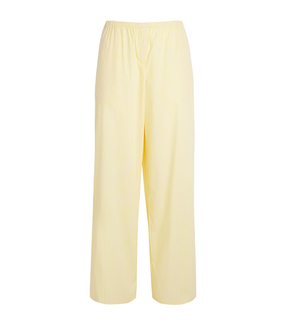 Good American Womens Lace-Trim Wide-Leg Trousers Brbs Bttrbeam Stripe