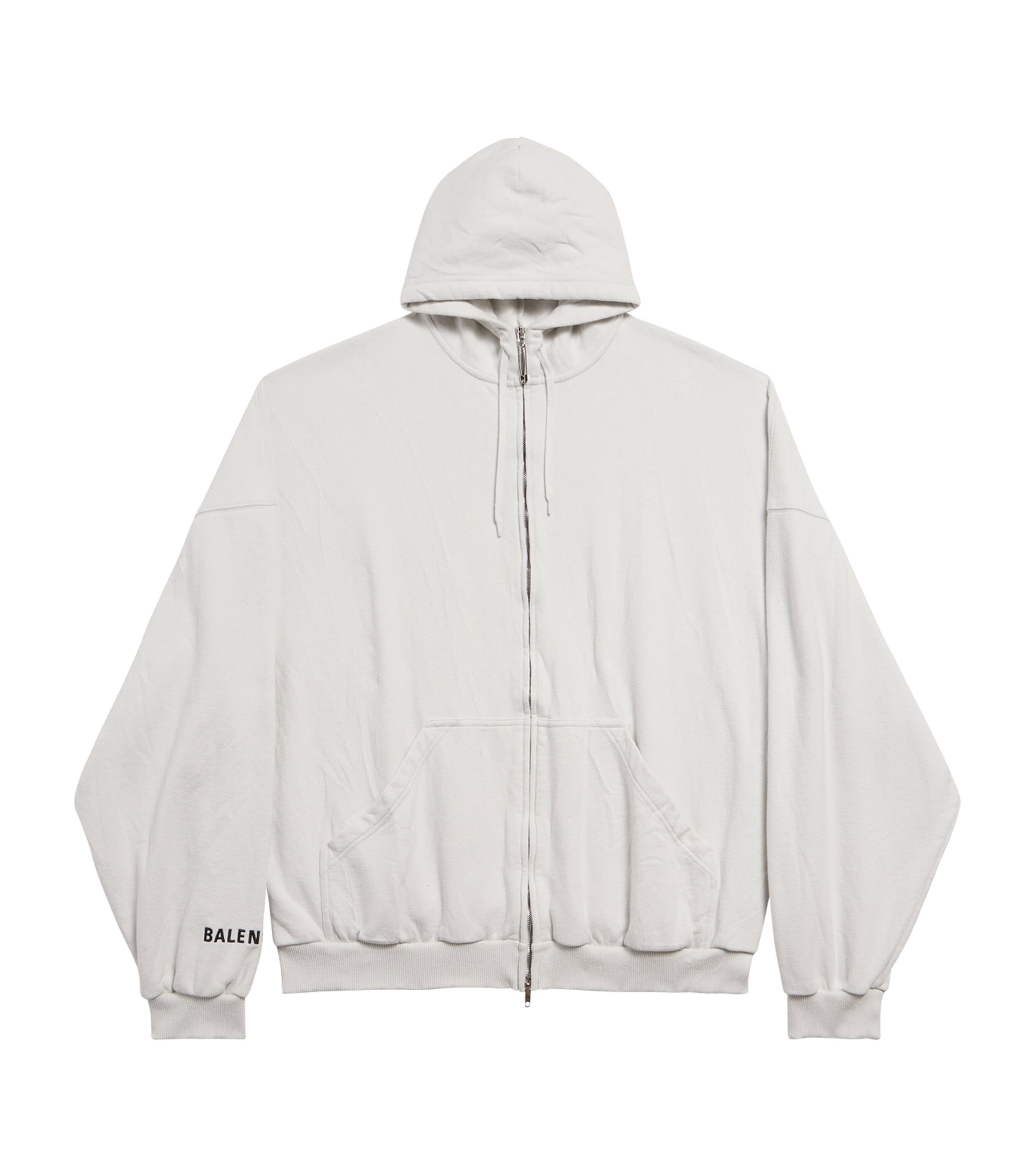 Oversized Cotton Graffiti Hoodie