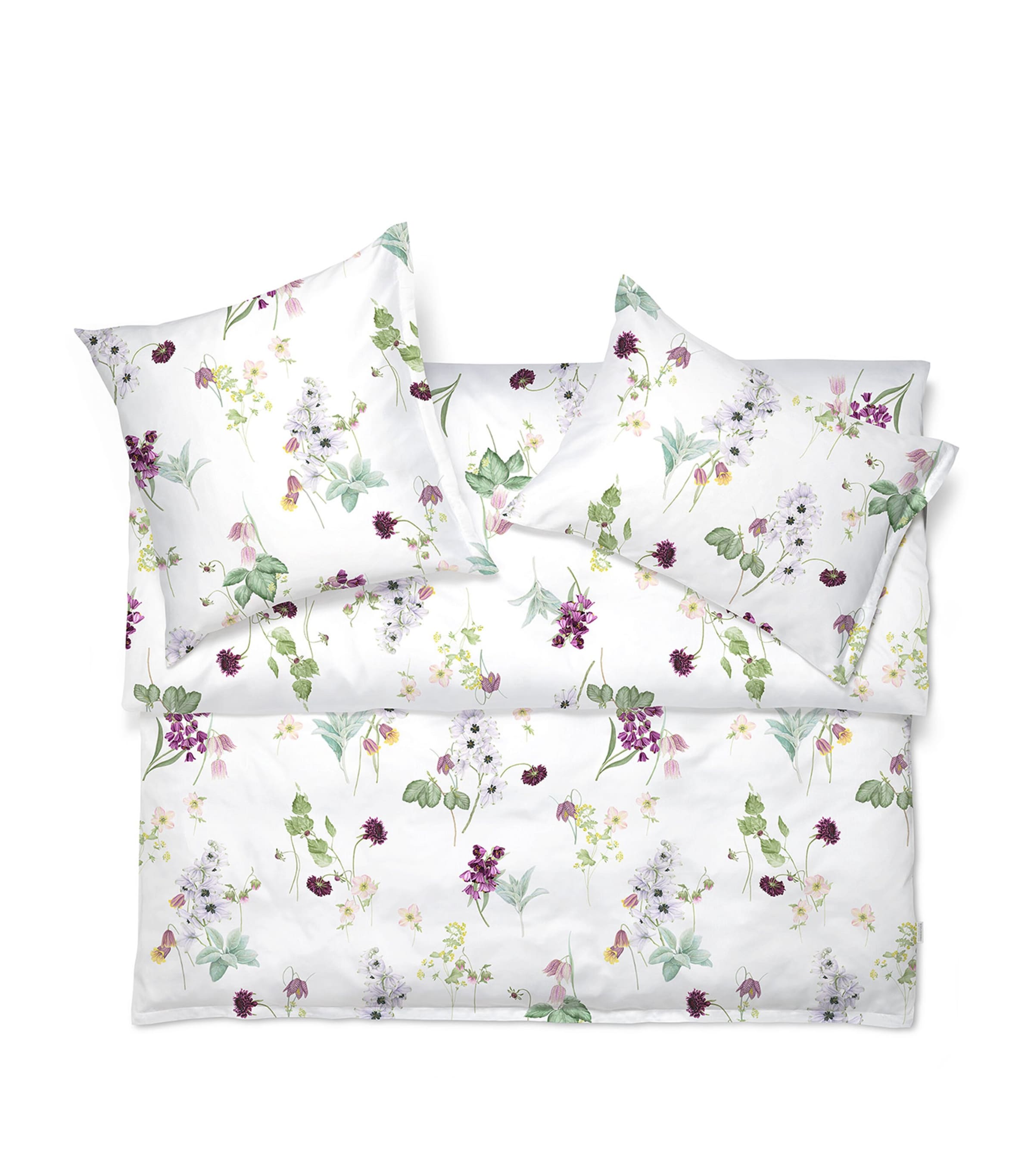 Schlossberg Freya Noblesse King Duvet Cover (230cm x 220cm) Blanc