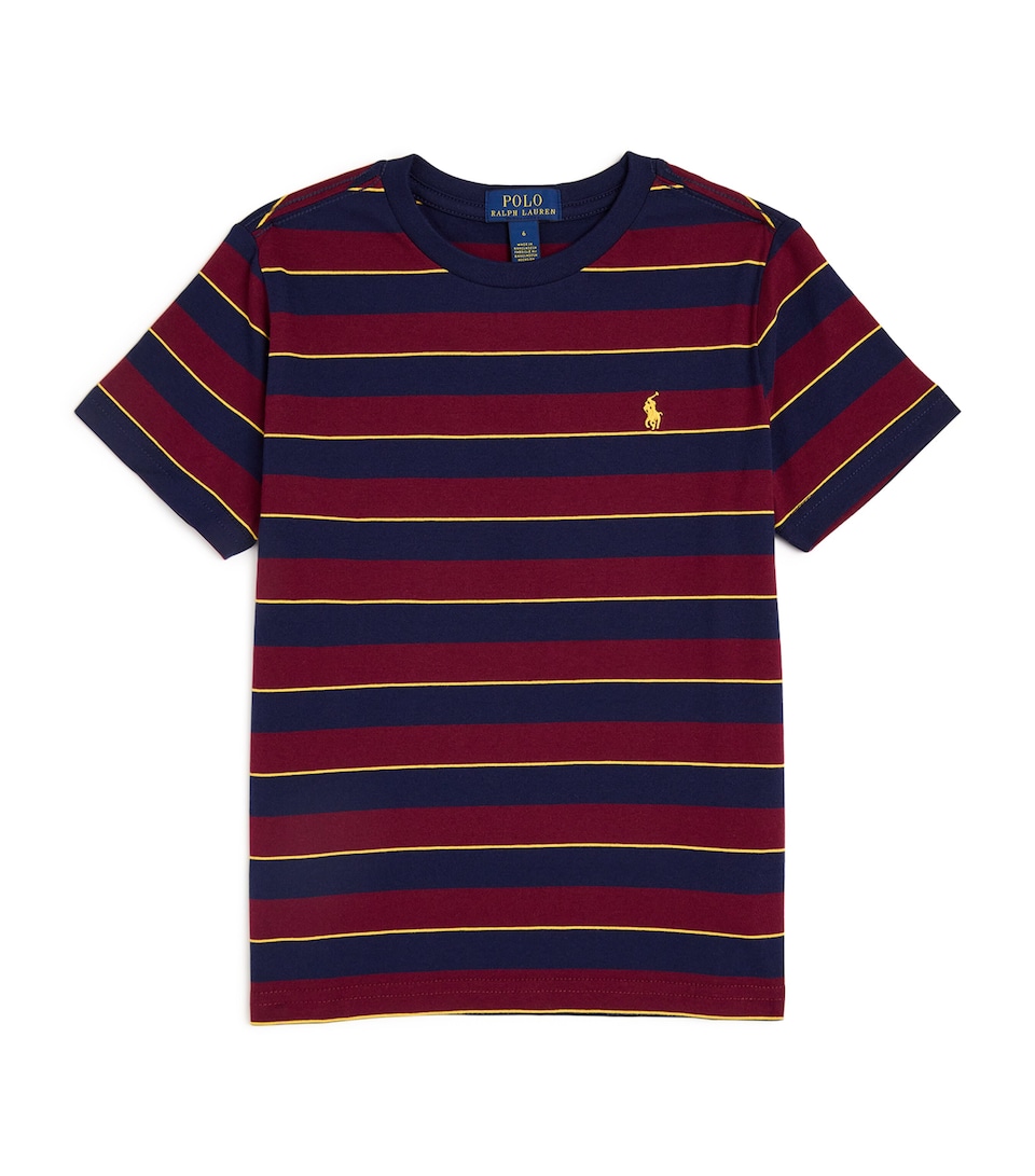 Stripe Polo Pony T-Shirt (7-14 Years)