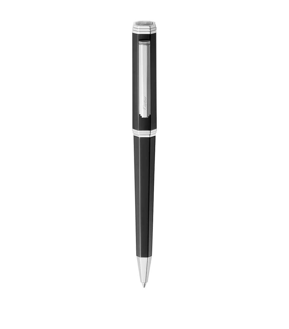 Cartier Vendôme Louis Cartier Ballpoint Pen Silver