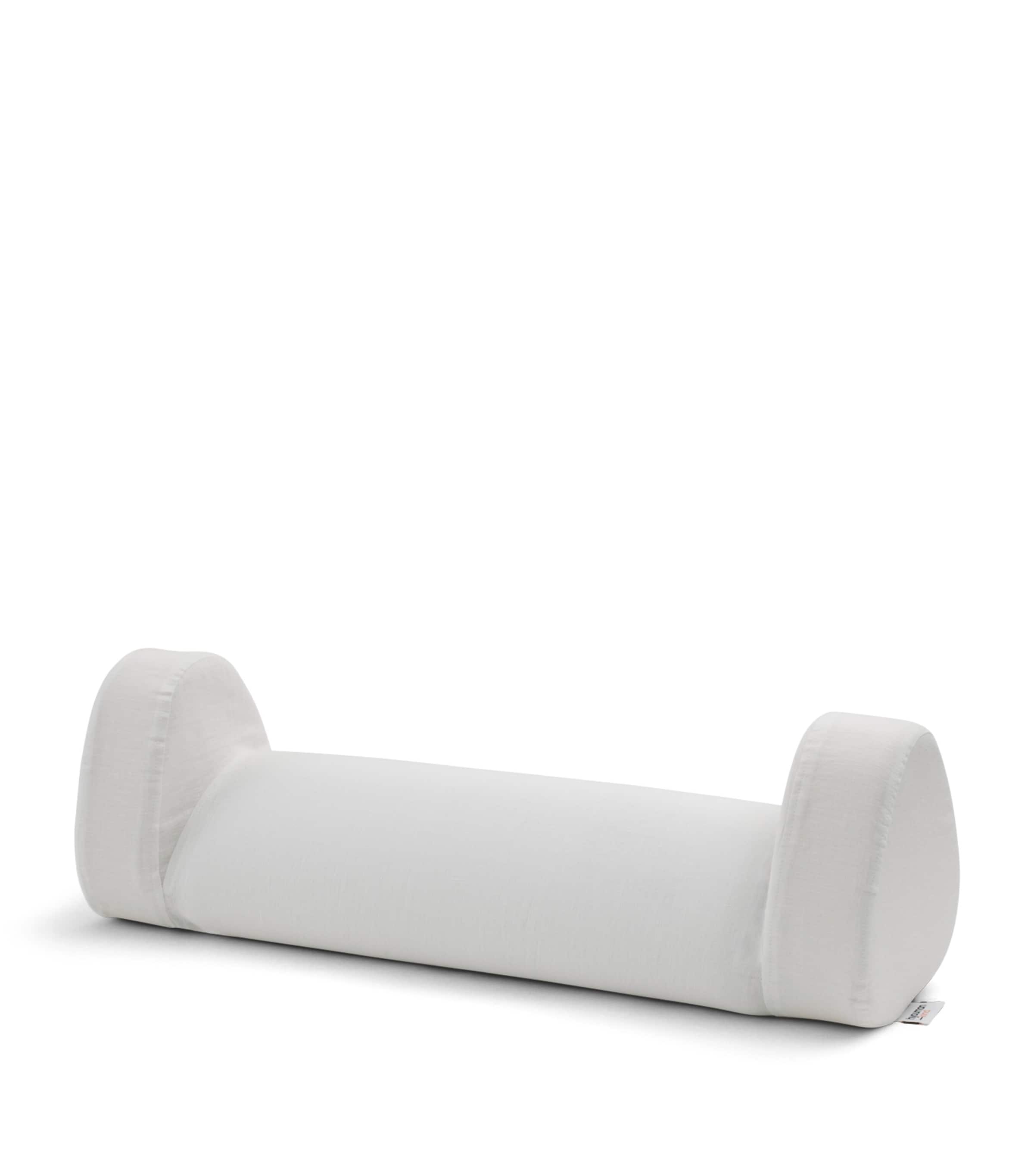 HYOUMANKIND Knee Pillow with Linen Pillowcase (64cm x 21cm) White