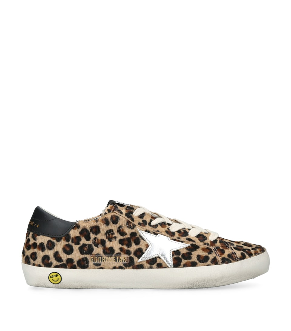 Pony Skin Leopard Print Super-Star Sneakers
