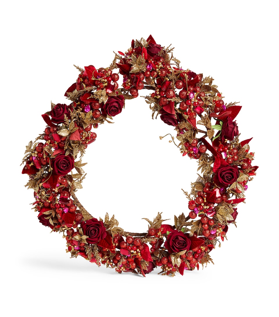 Embellished Wall Wreath (45cm)