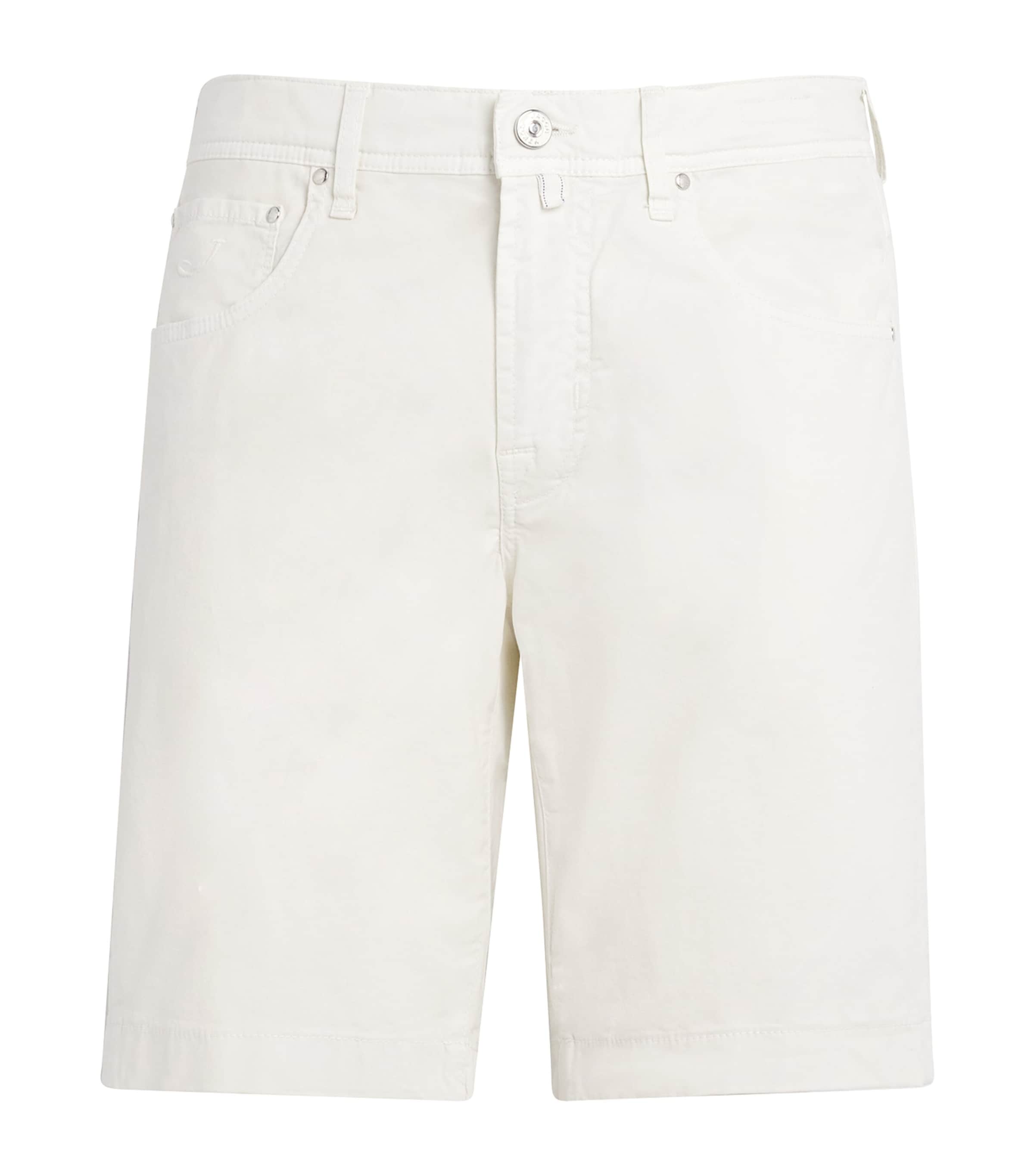 Stretch Cotton Nicolas Bermuda Shorts
