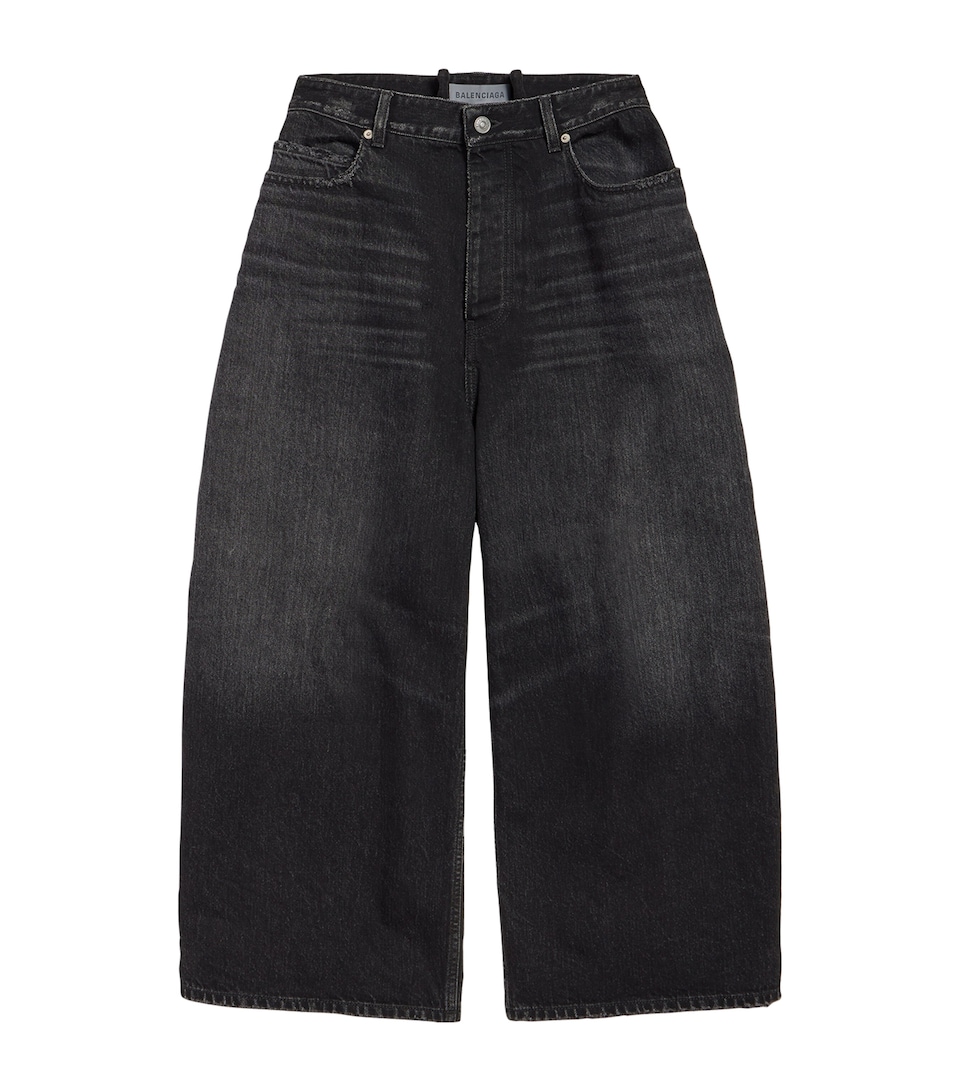 Balenciaga Mens Round-Fit Jeans