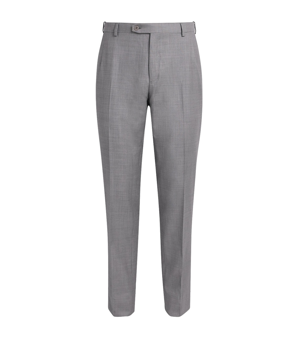 Wool Straight Journey Trousers