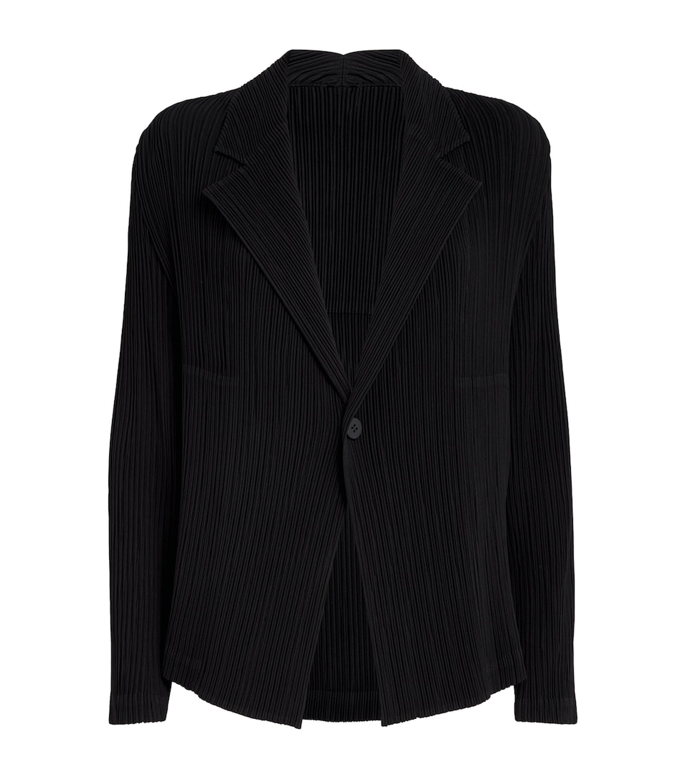 Hatching Pleats Blazer