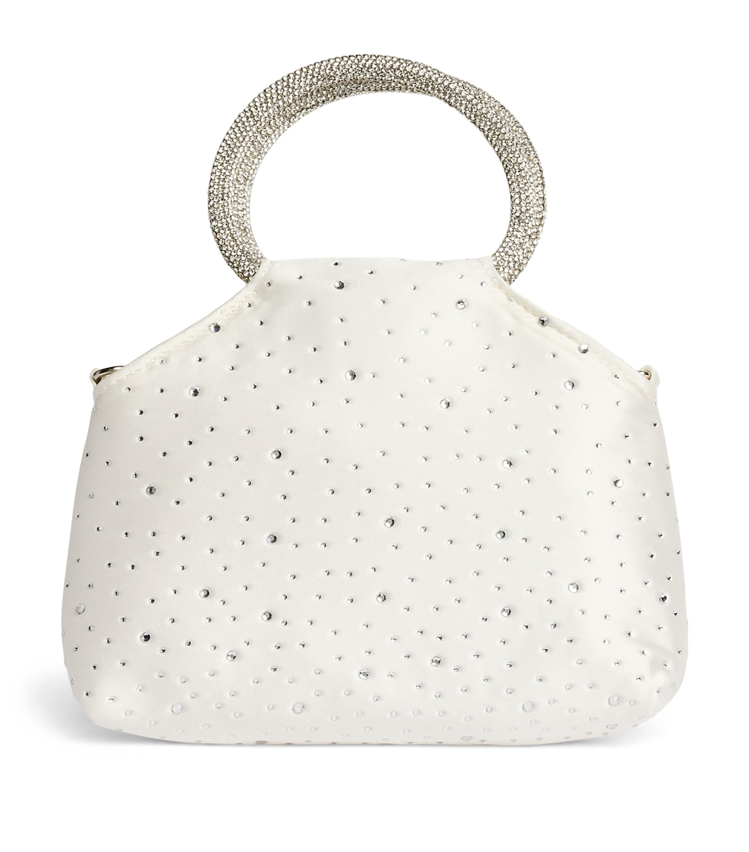 Monnalisa Satin Party Bag Panna