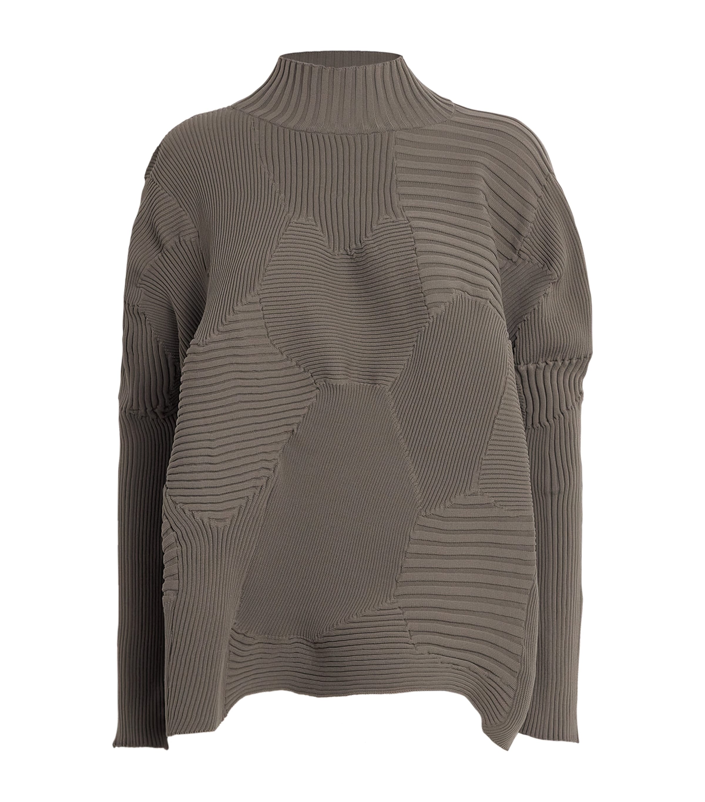 Issey Miyake Womens Kone Kone Sweater Grey