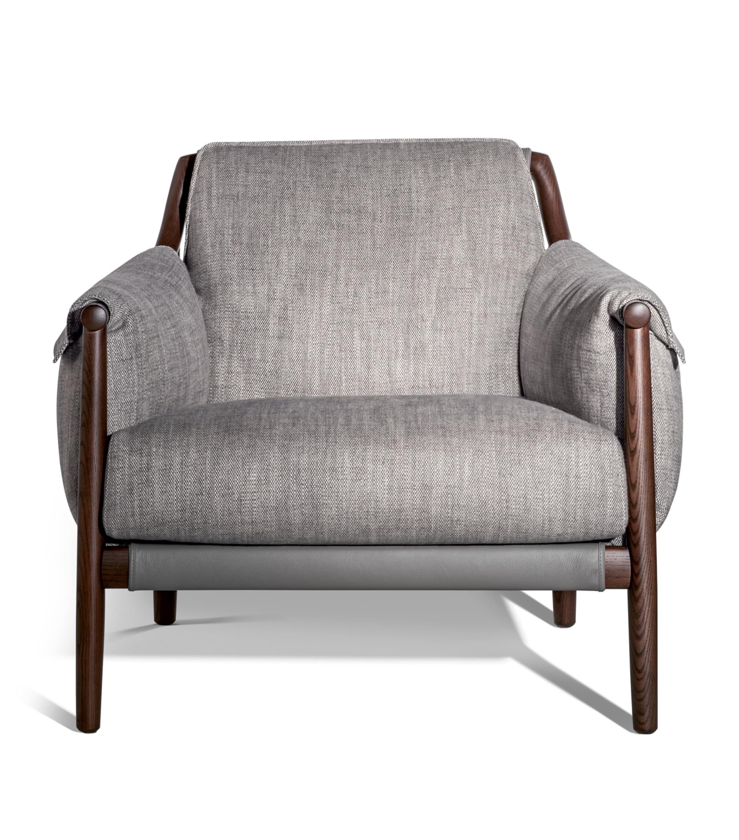 Poltrona Frau Times Loungewear Armchair Ple Sc/il Siena