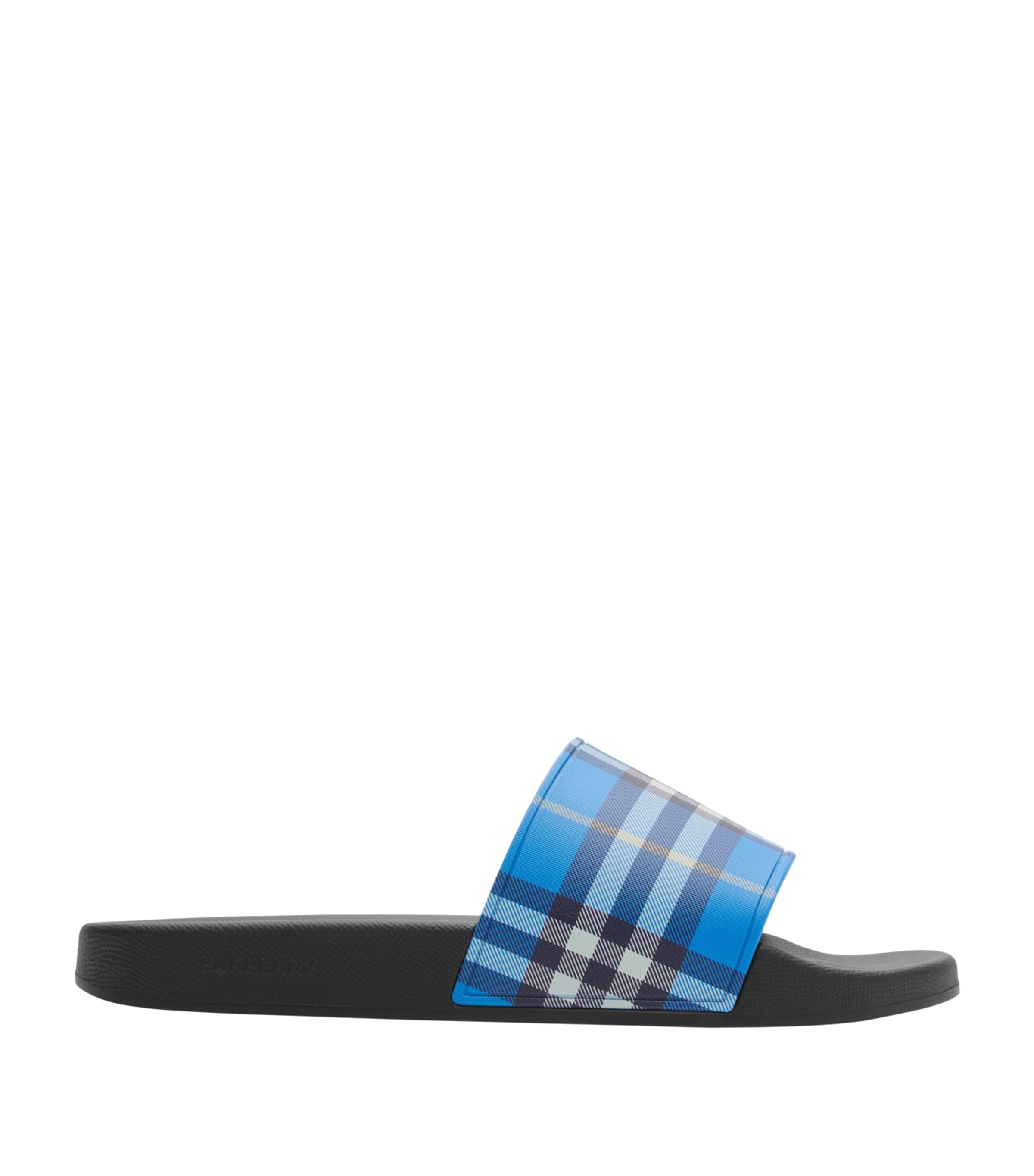 【BURBERRY】送料/関税込 CHECK MELROY SLIDES Burberry Check Slides | Harrods US