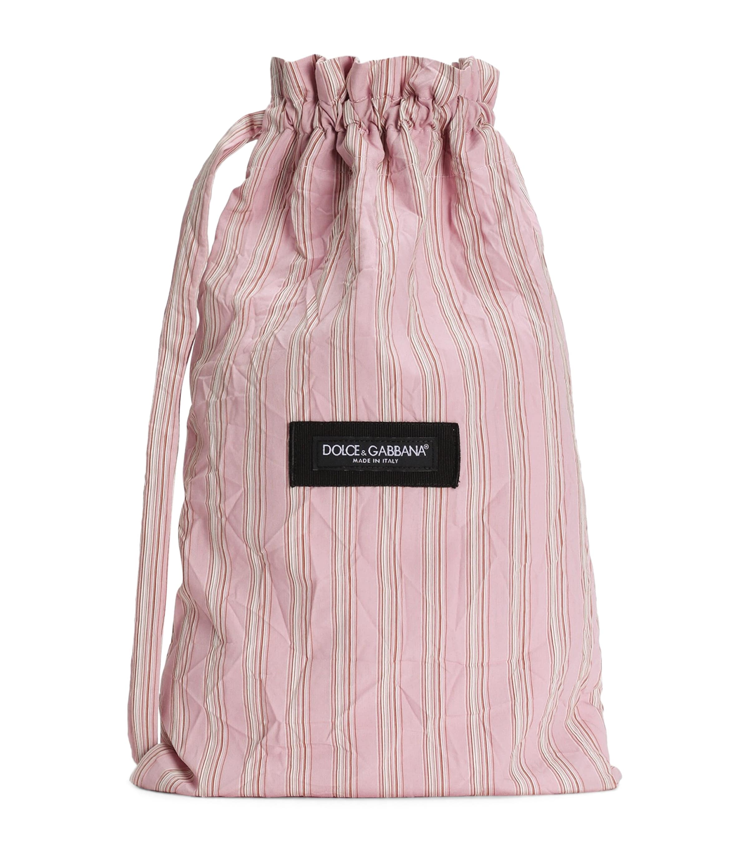 Dolce&Gabbana Froissé Stripe Cross-Body Bag Multicolor Pin