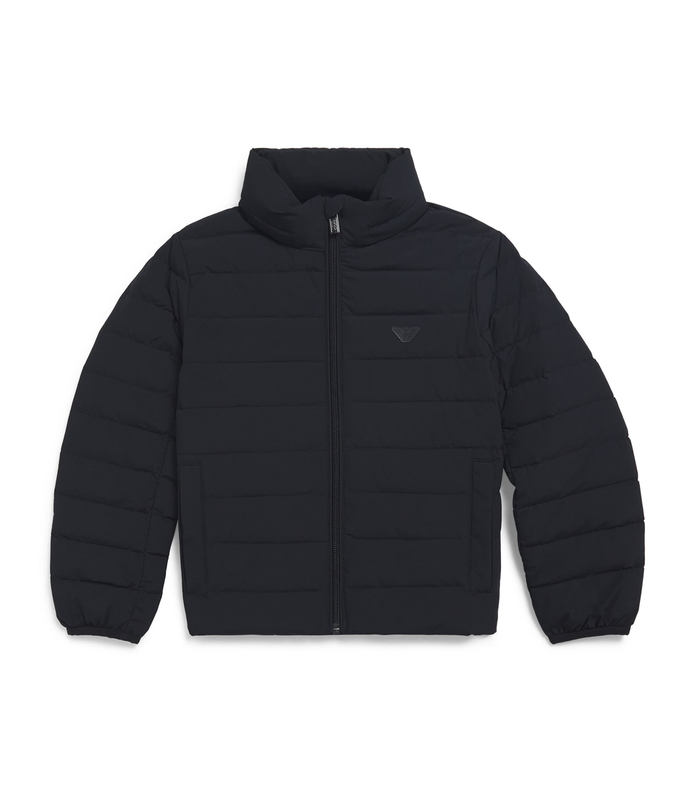Emporio Armani Kids Down Quilted Puffer Jacket (4-16 Years) Blu Nav