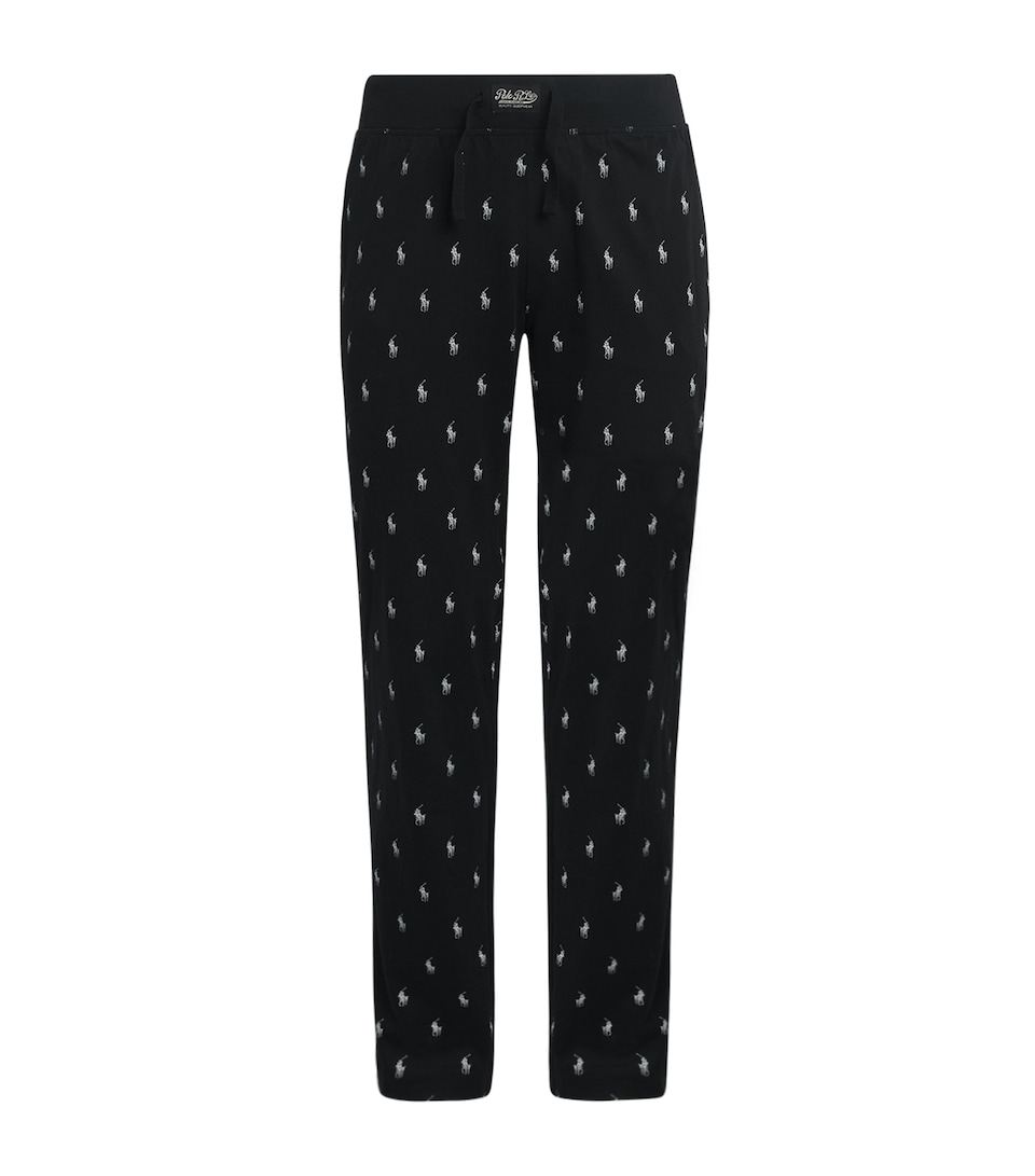 Cotton Polo Pony Pyjama Bottoms