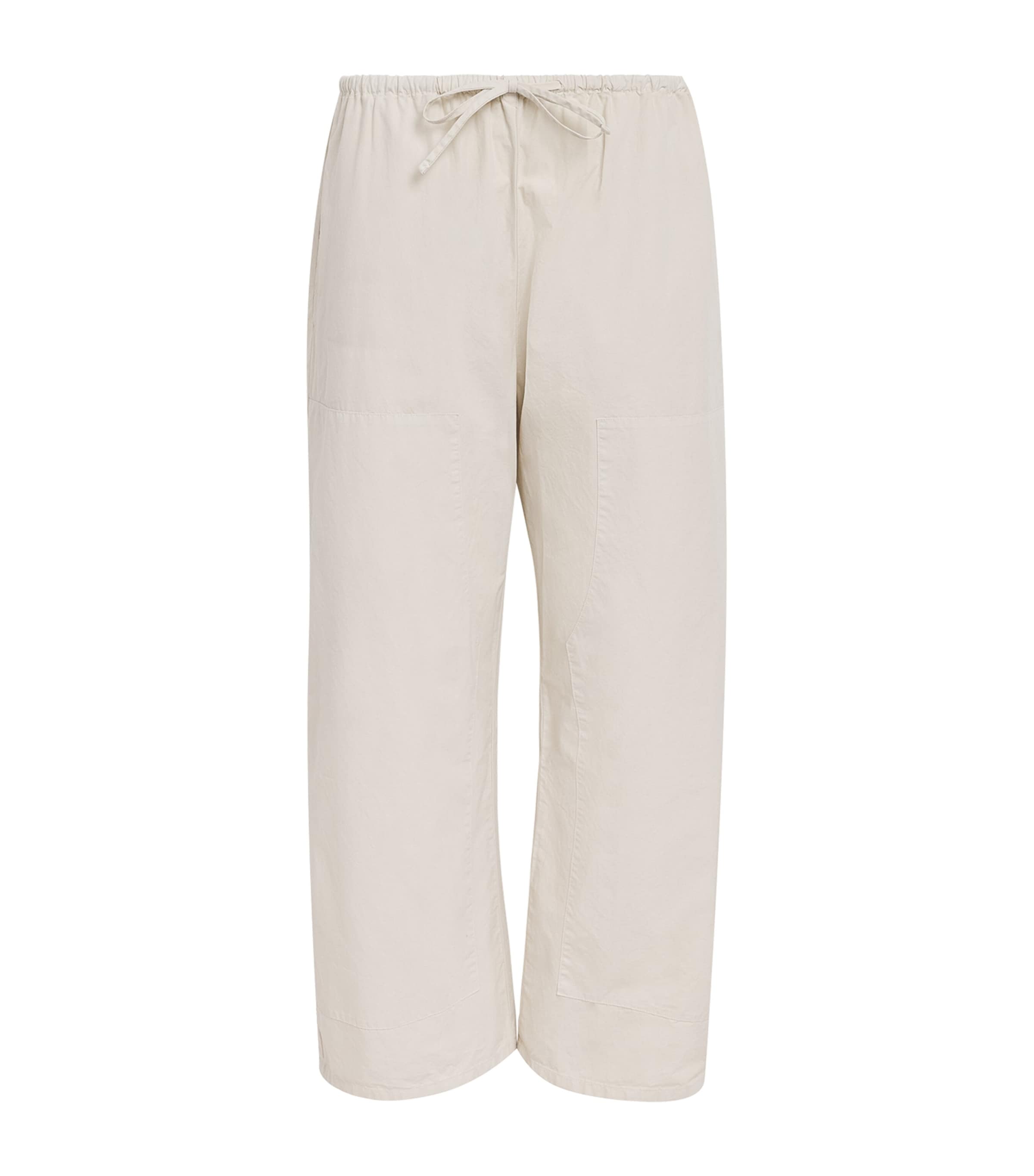 Cotton Kyoto Wide-Leg Trousers