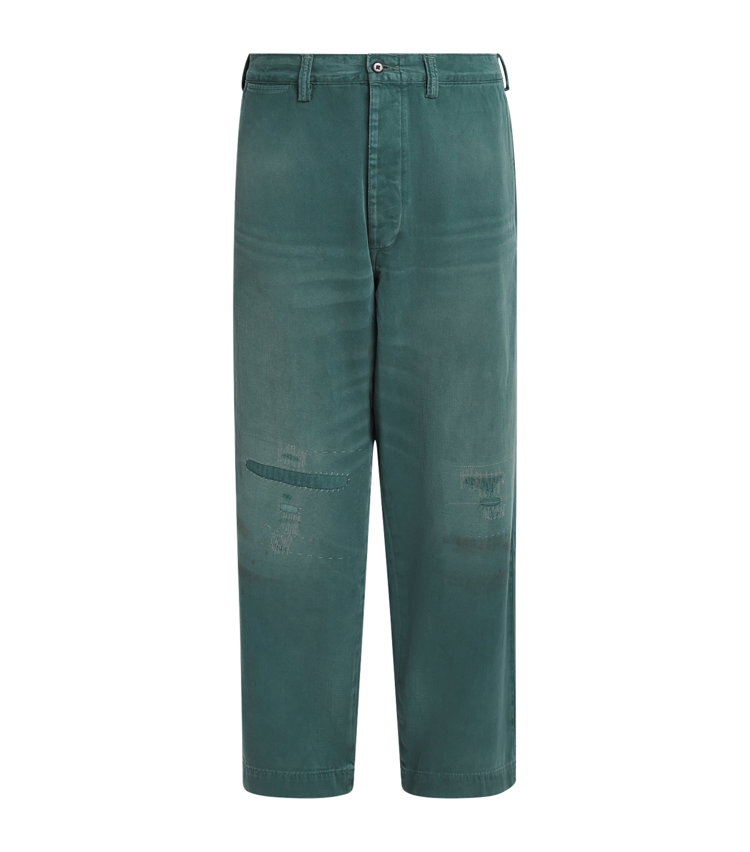 Polo Ralph Lauren Mens The Repaired Big Chinos Charter Green