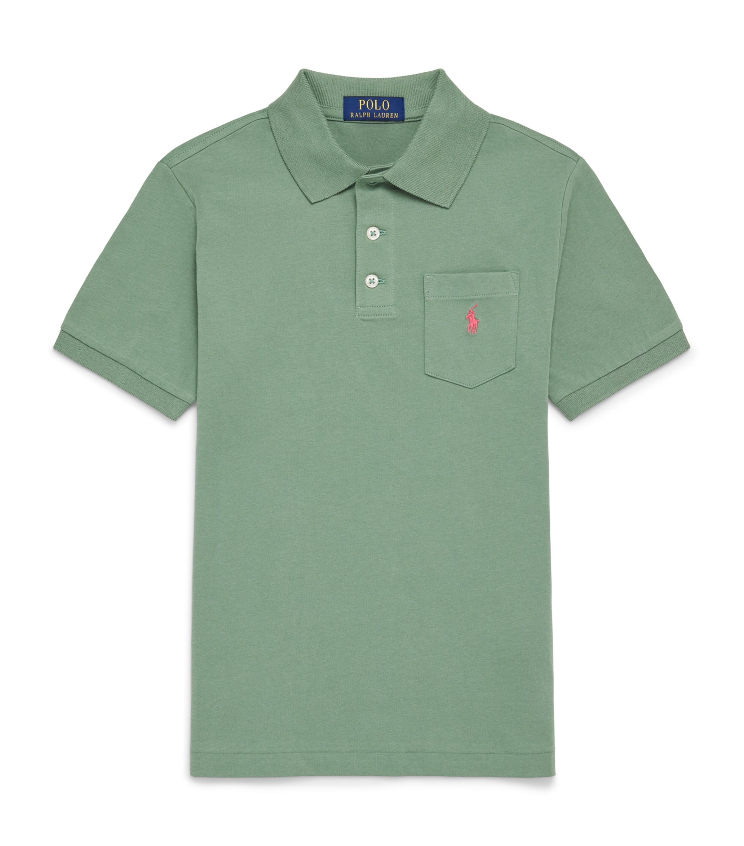 Ralph Lauren Kids Cotton Polo Shirt (6-14 Years) Fatigue