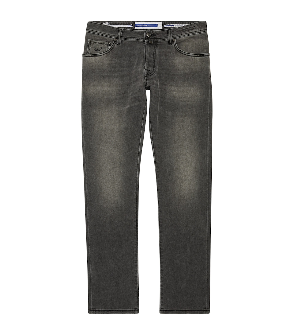Comfort-Stretch Faded Slim Jeans