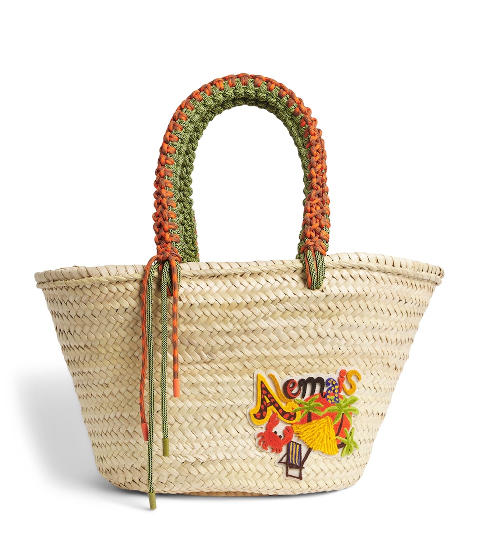 ALEMAIS Womens Embroidered Island Cove Tote Bag