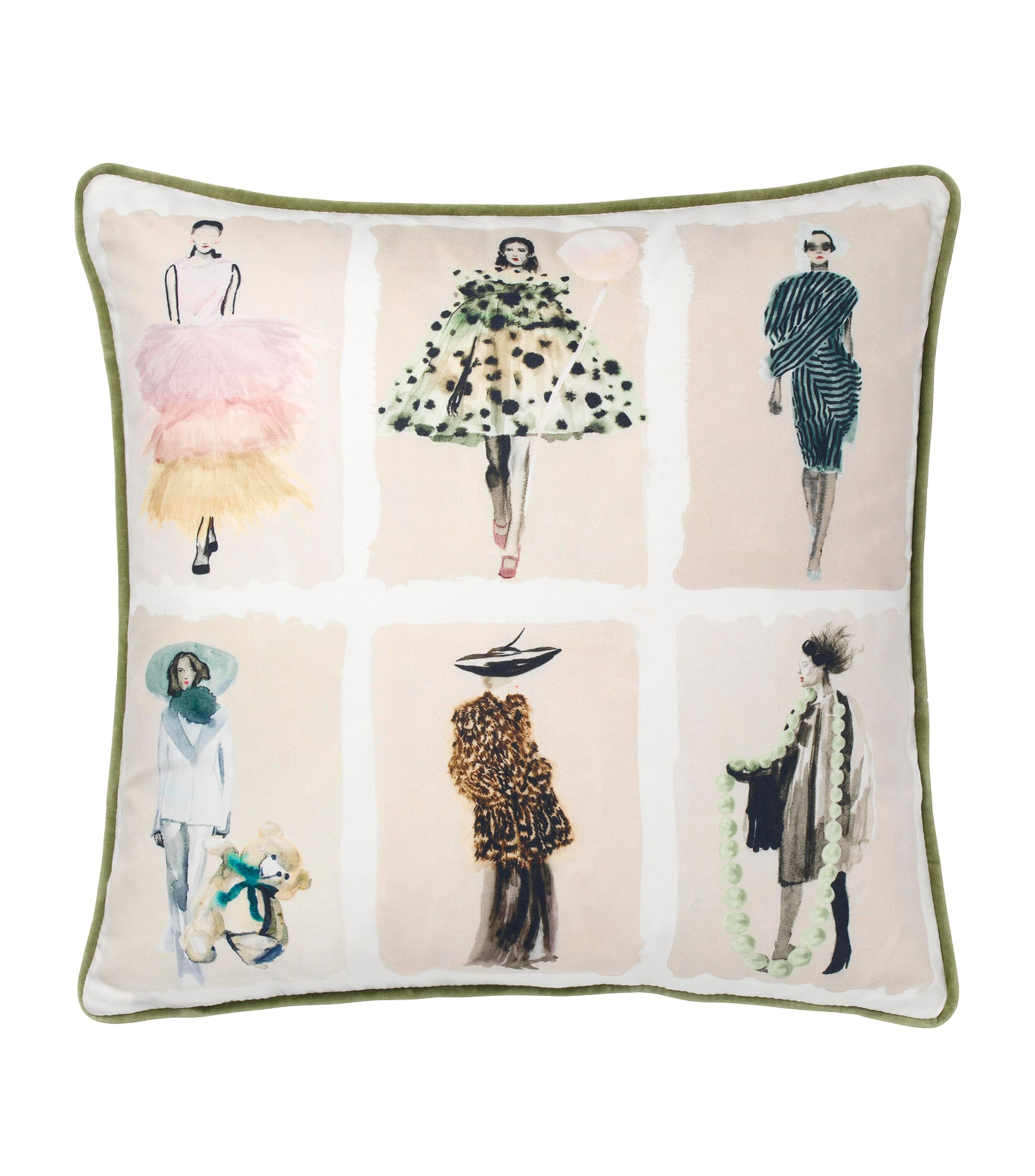 Cole & Son x Harrods Interior Design 175 Anniversary Edition Couture Carousel Cushion (50cm x 50cm) Original