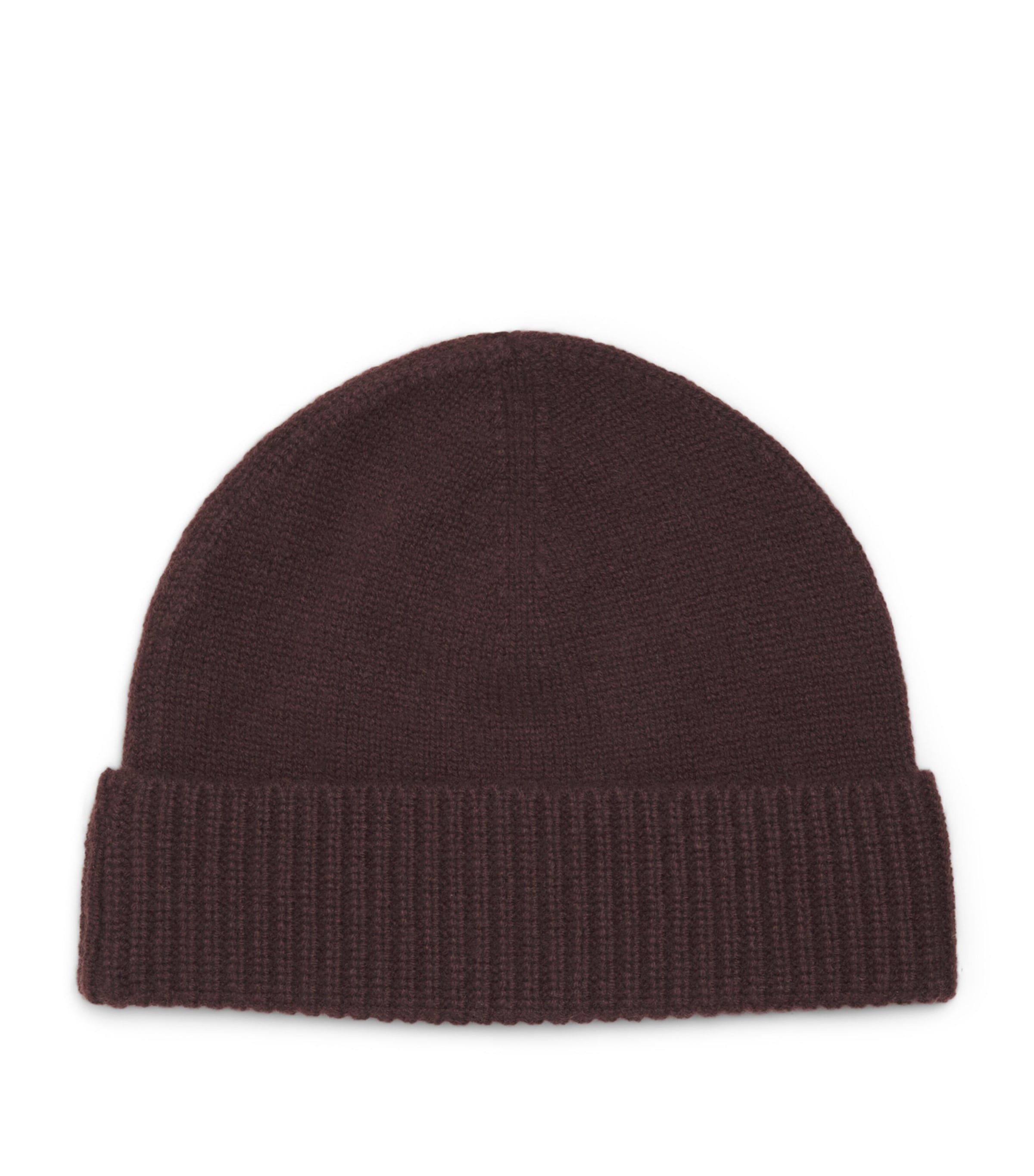 Joseph Cashmere Chia Beanie Hat Mahogany
