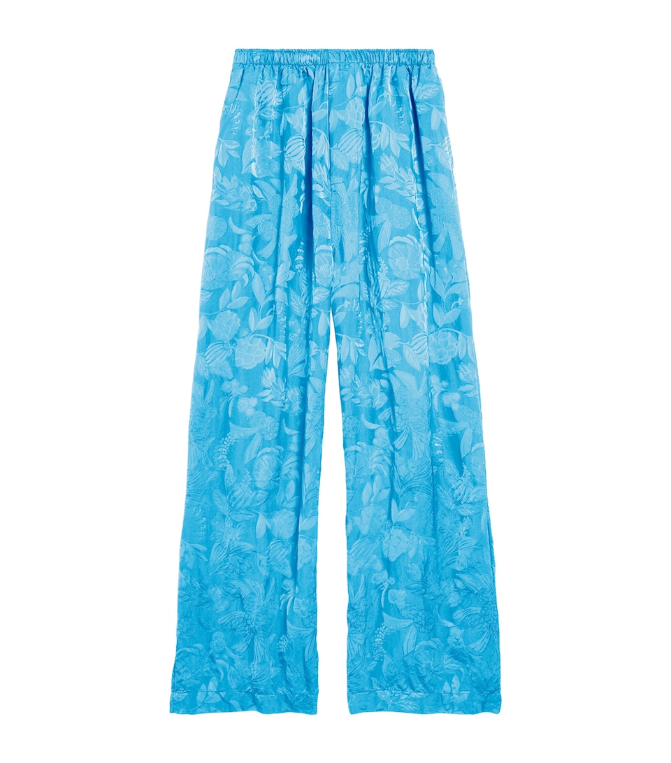 Floral Print Trousers