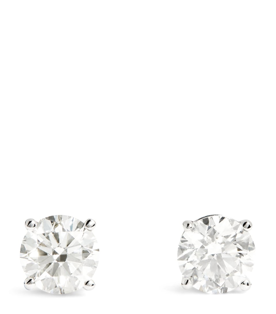White Gold and Diamond Stud Earrings (1.50ct)