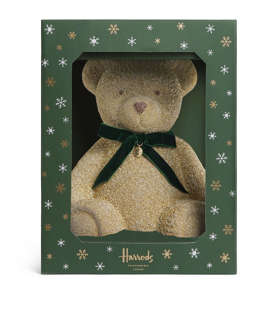 Harrods Henry Bear Christmas Ornament Gold