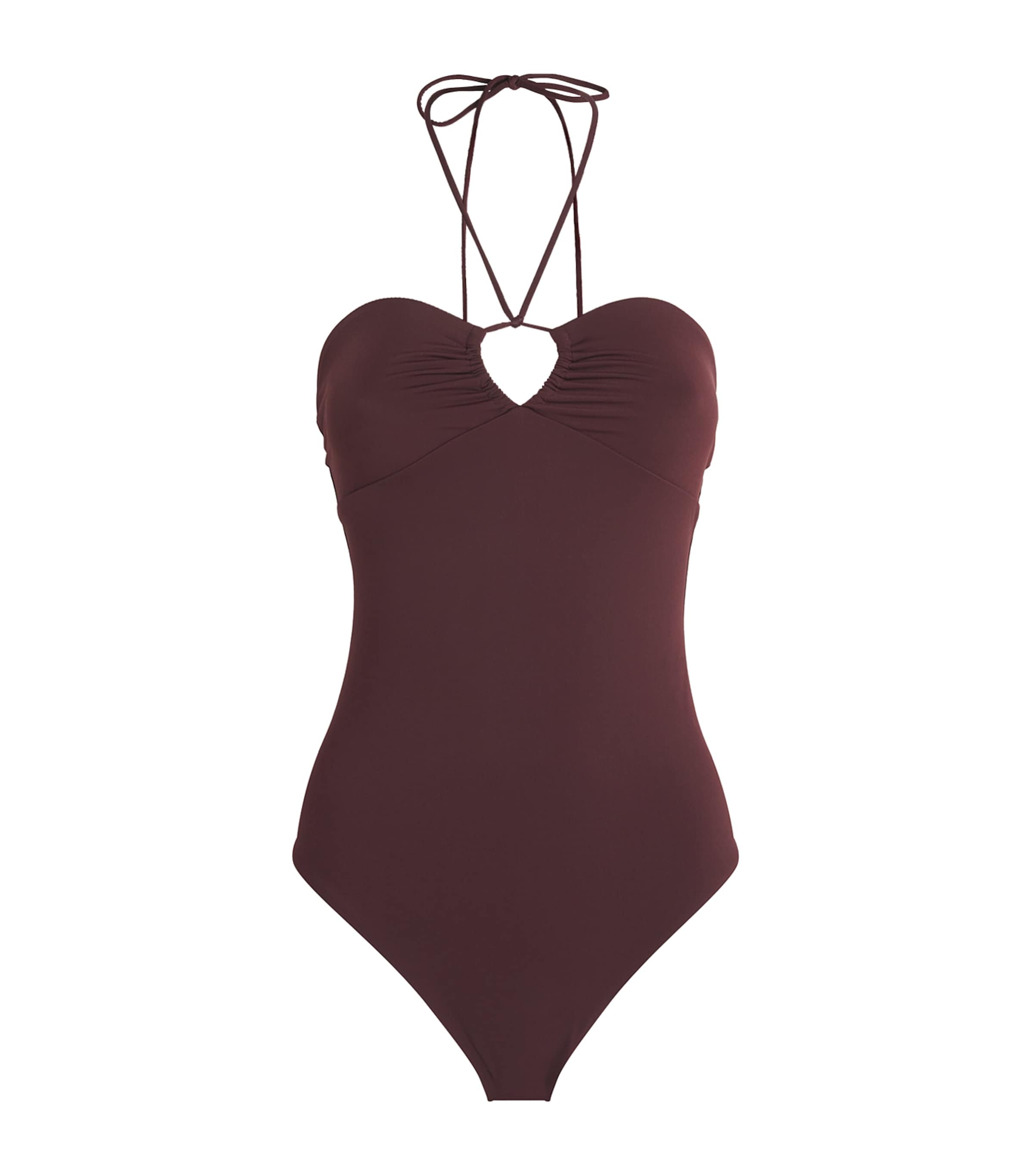 Halterneck One-Piece Swimsuit