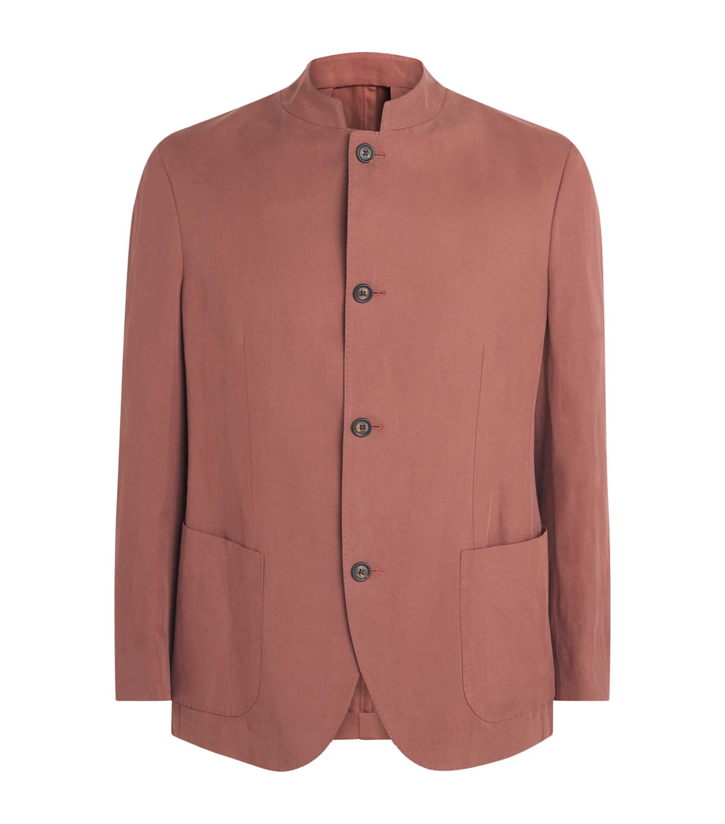 Eleventy Mens Single-Breasted Jacket Bruciato