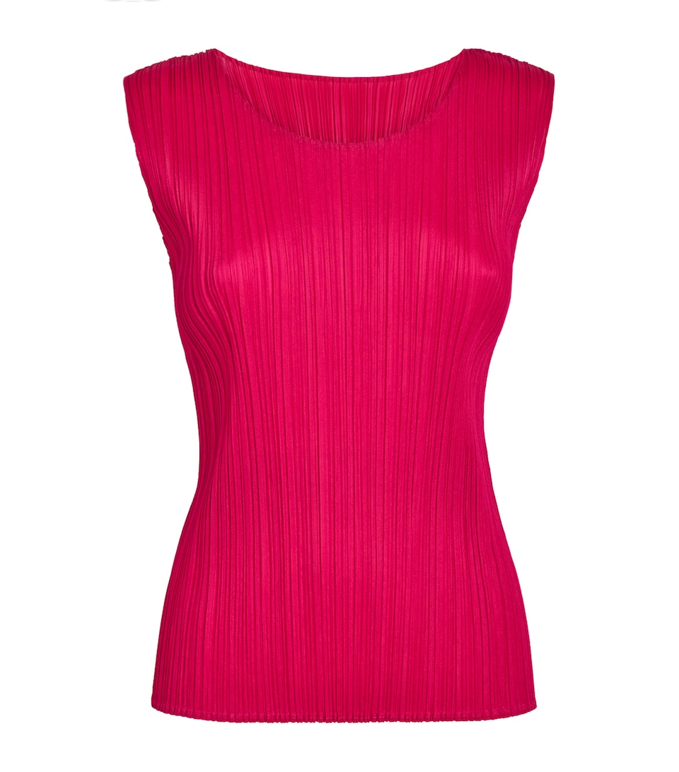 Pleats Please Issey Miyake Womens New Colorful Basics 4 Tank Top