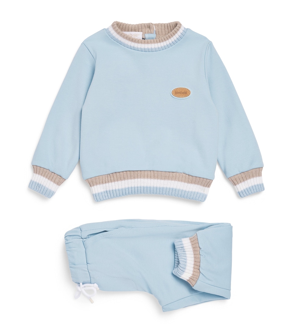 Bimbalo Knitted Sweater and Leggings Set (3-24 Months) Pale Blue