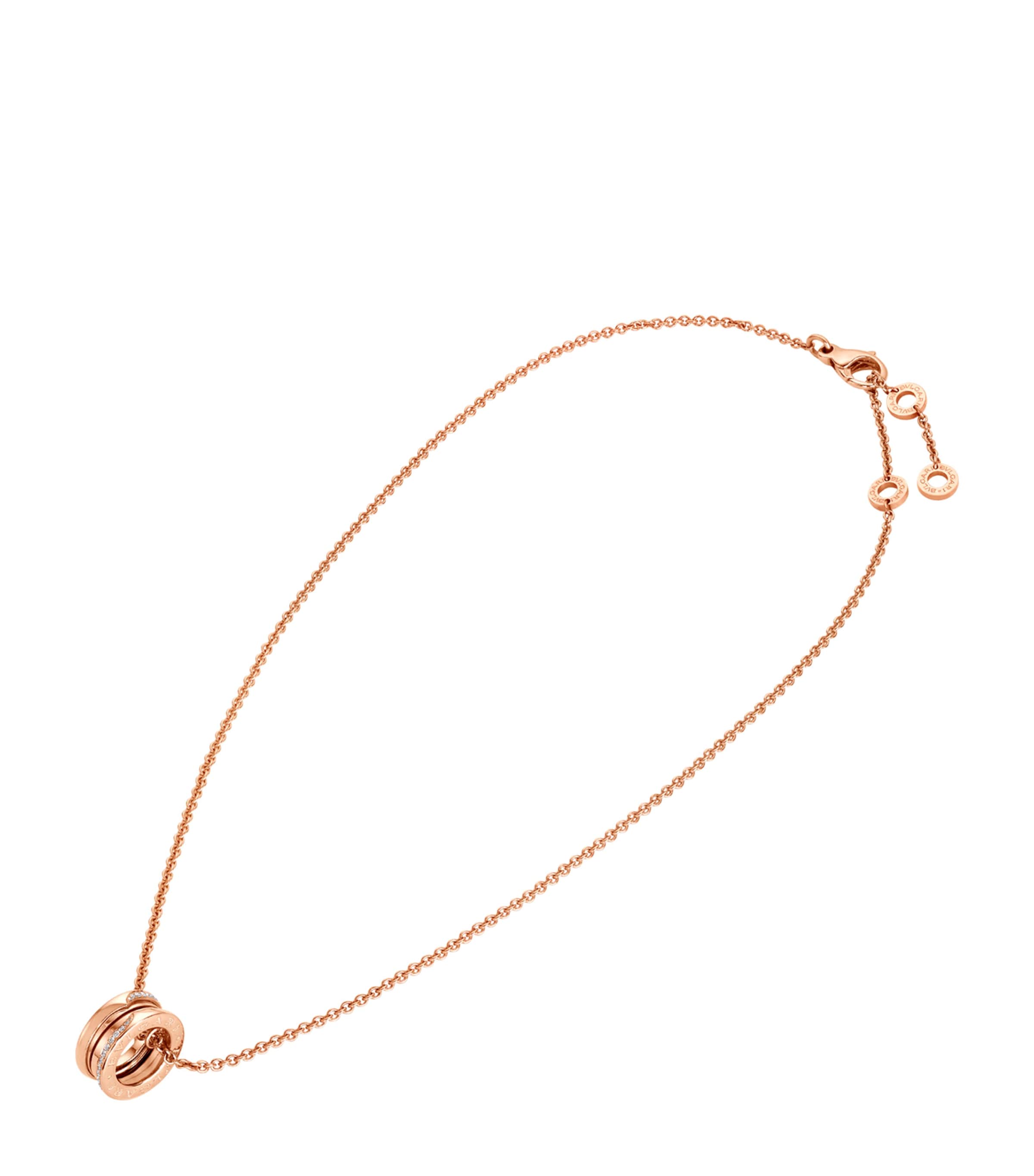 Rose Gold B.zero1 Necklace