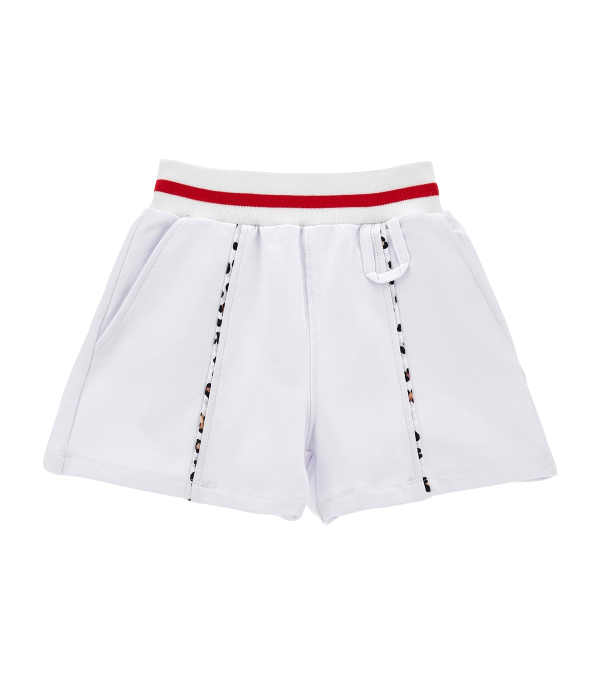 Cotton Leopard-Piped Shorts (2-13 Years)