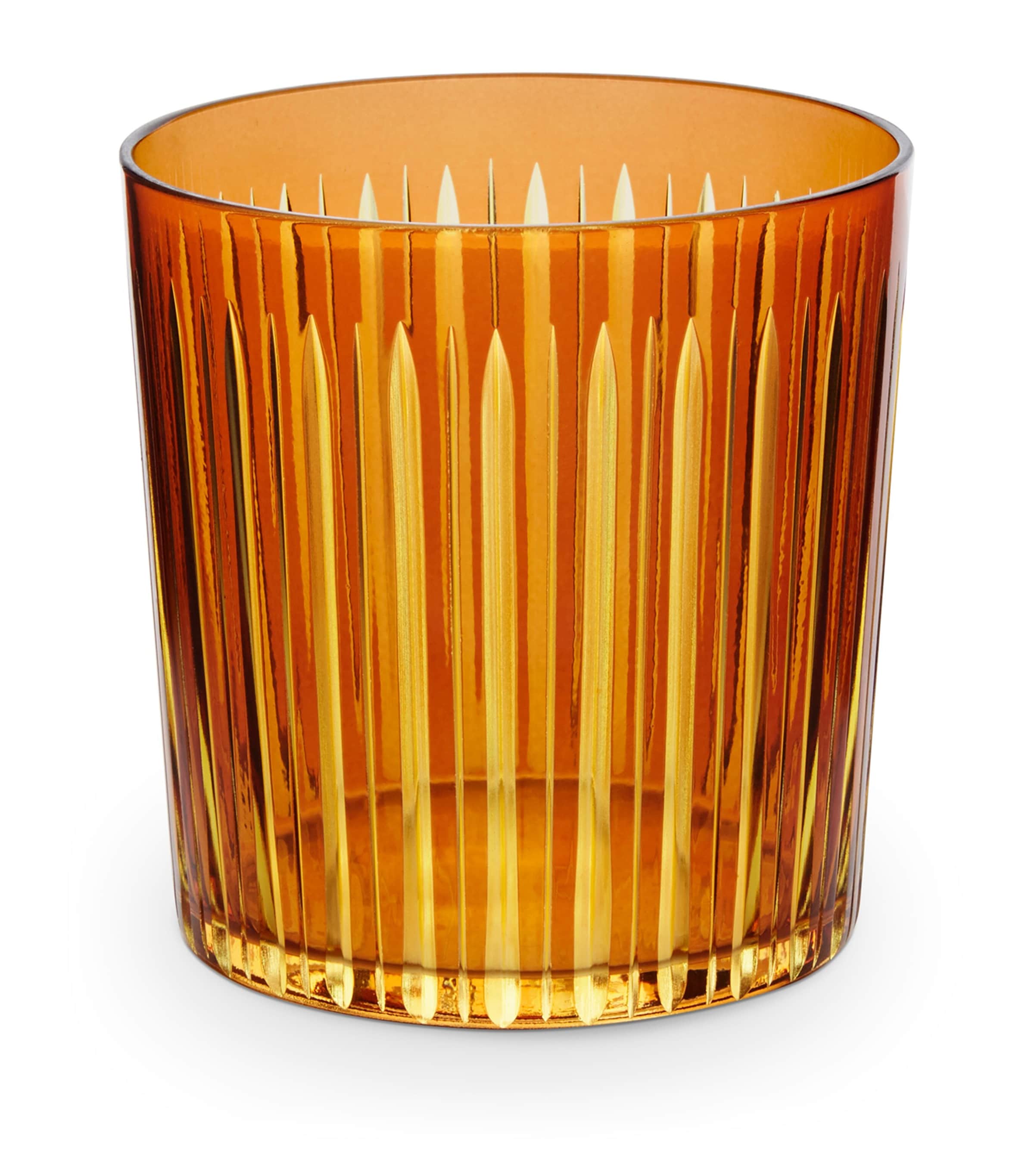 L'Objet Prism Double Old Fashioned Glasses (Set of 4) Amber
